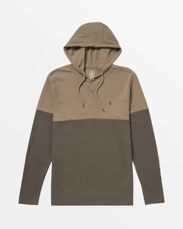 Nunez Colorblocked Thermal - Teak sold by Volcom