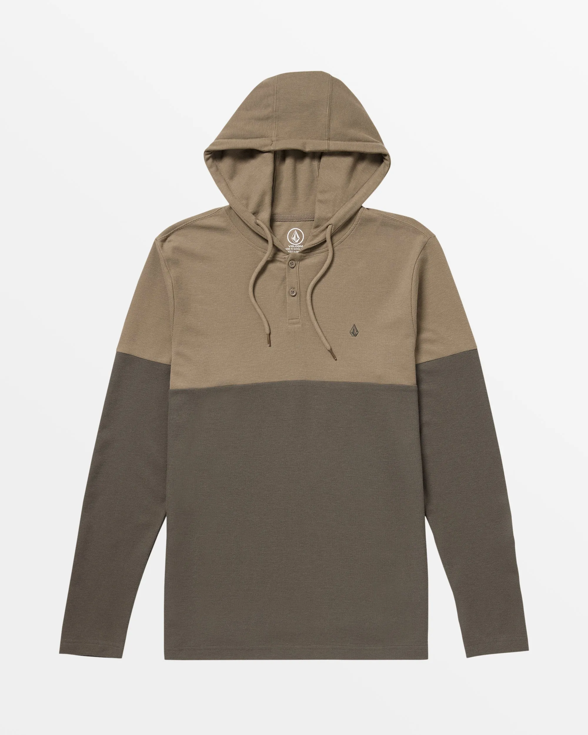 Nunez Colorblocked Thermal - Teak sold by Volcom