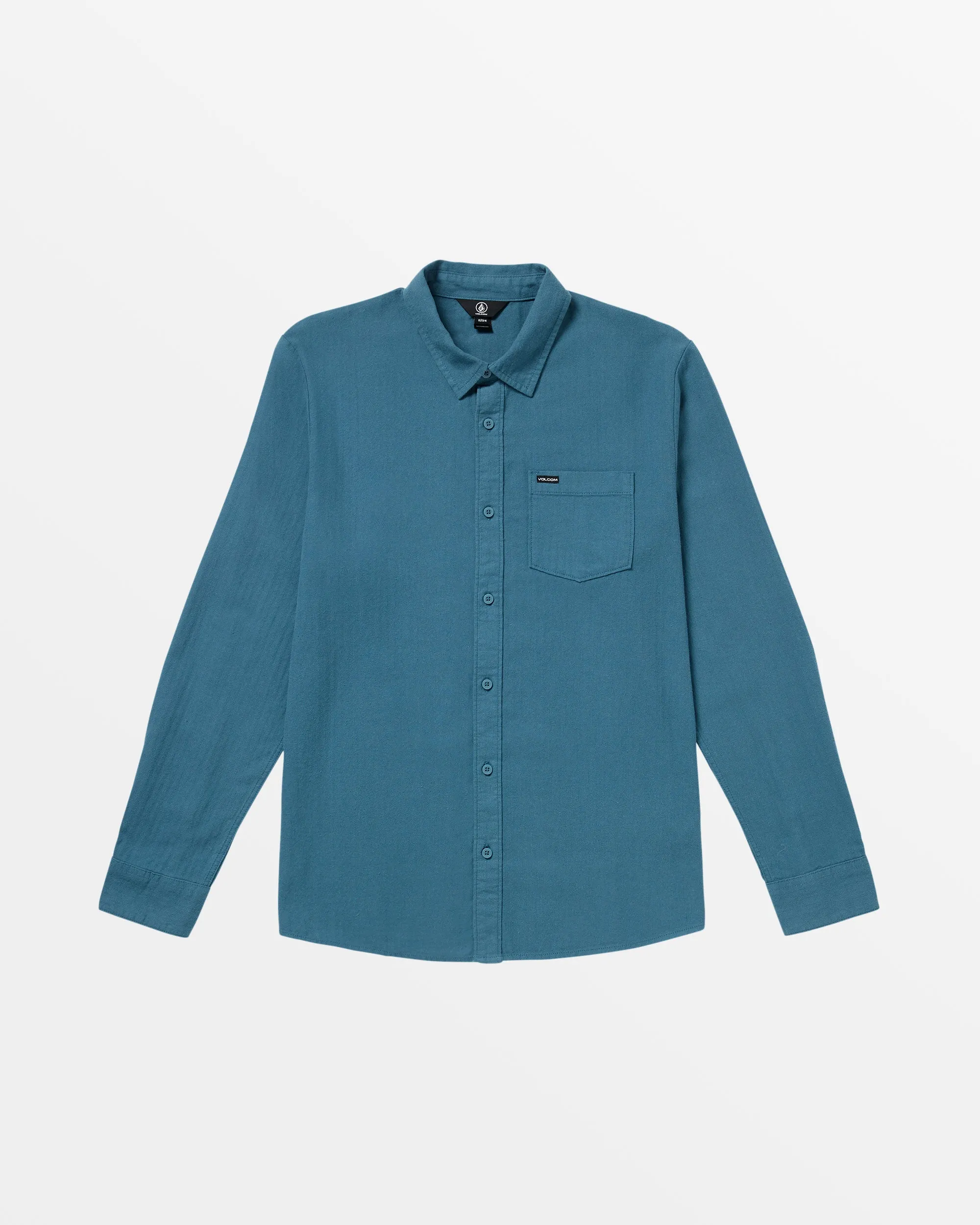 Loreto Flannel Long Sleeve Shirt - Ocean Teal sold by Volcom