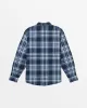 Leland Flannel Long Sleeve Shirt - Navy Paint sold by Volcom