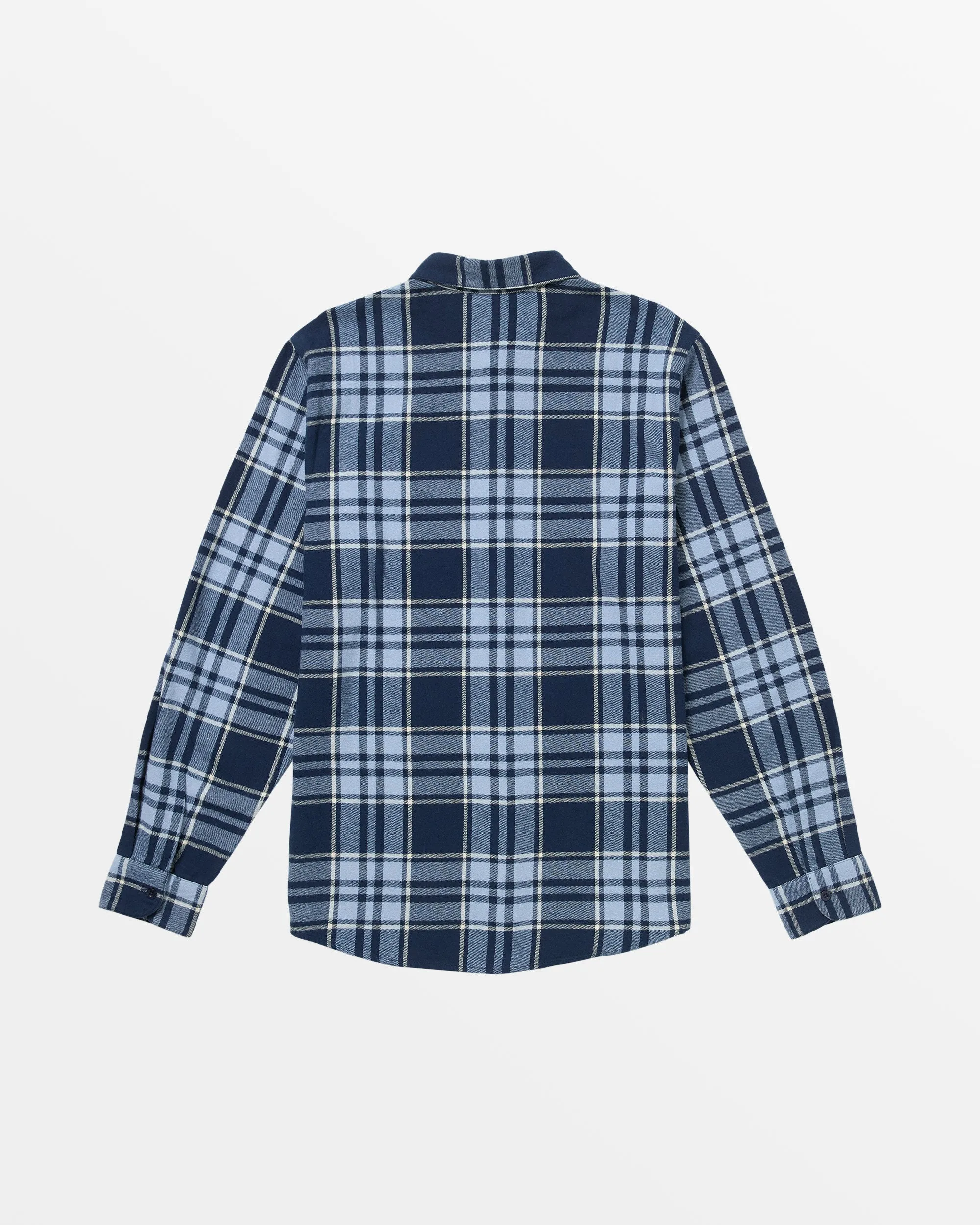 Leland Flannel Long Sleeve Shirt - Navy Paint sold by Volcom product image thumbnail 2