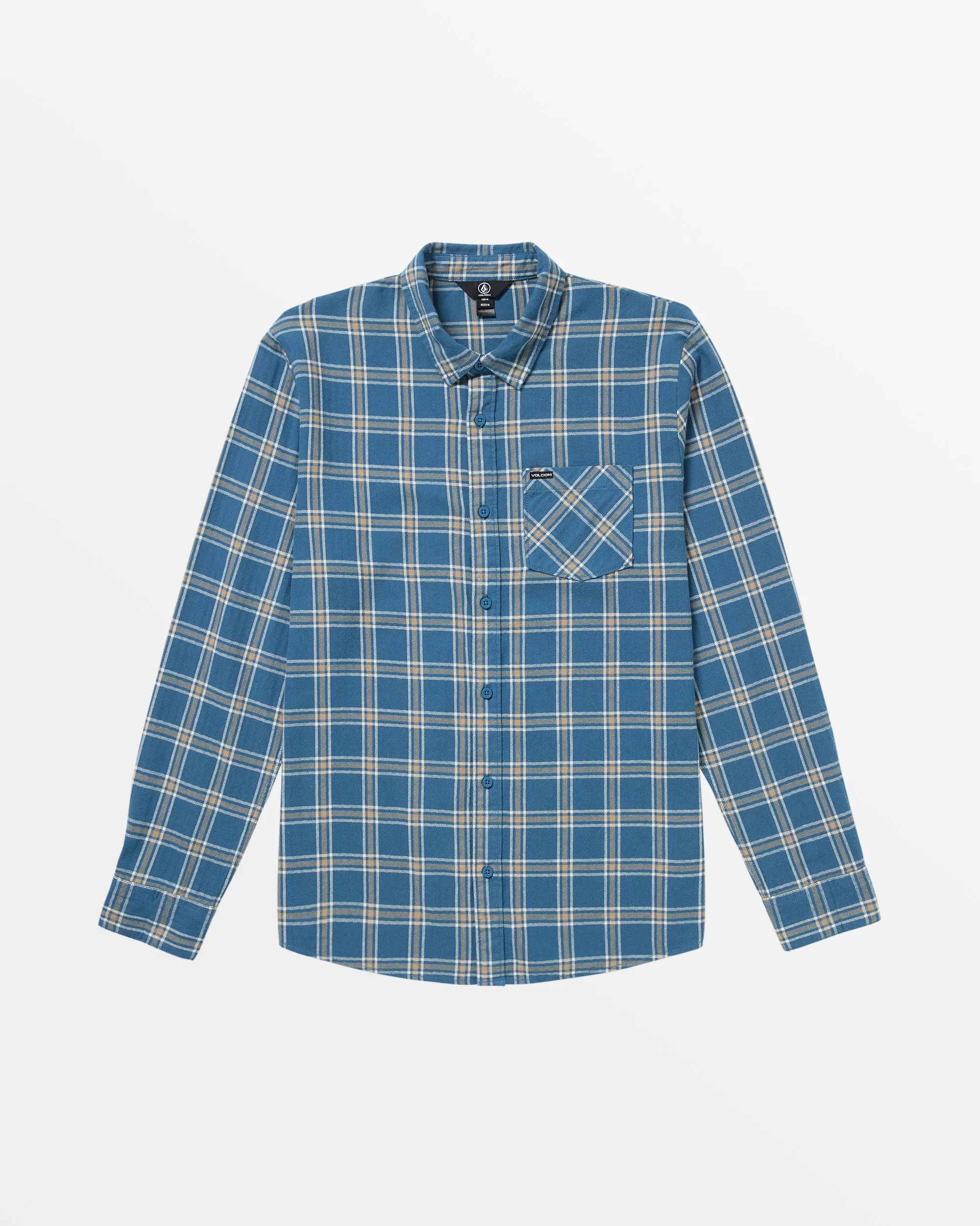 Loreto Flannel Long Sleeve Shirt - Smokey Blue sold by Volcom