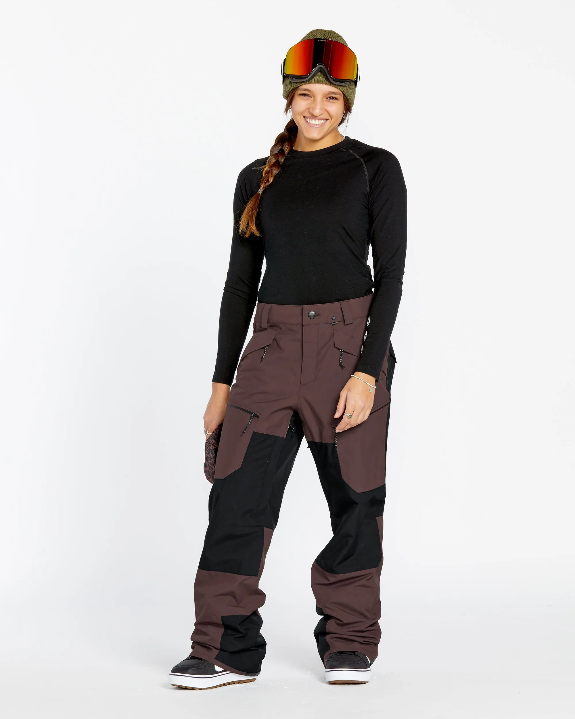 Womens Stone Mica 20K Pants - Mahogany sold by Volcom product image thumbnail 3