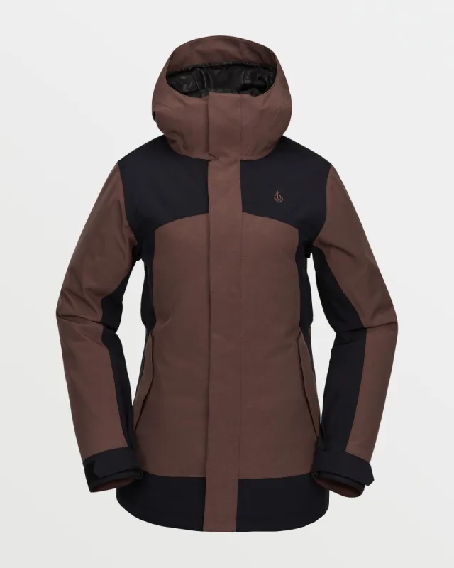 Womens Stoney Shadow Insulated Jacket - Mahogany sold by Volcom