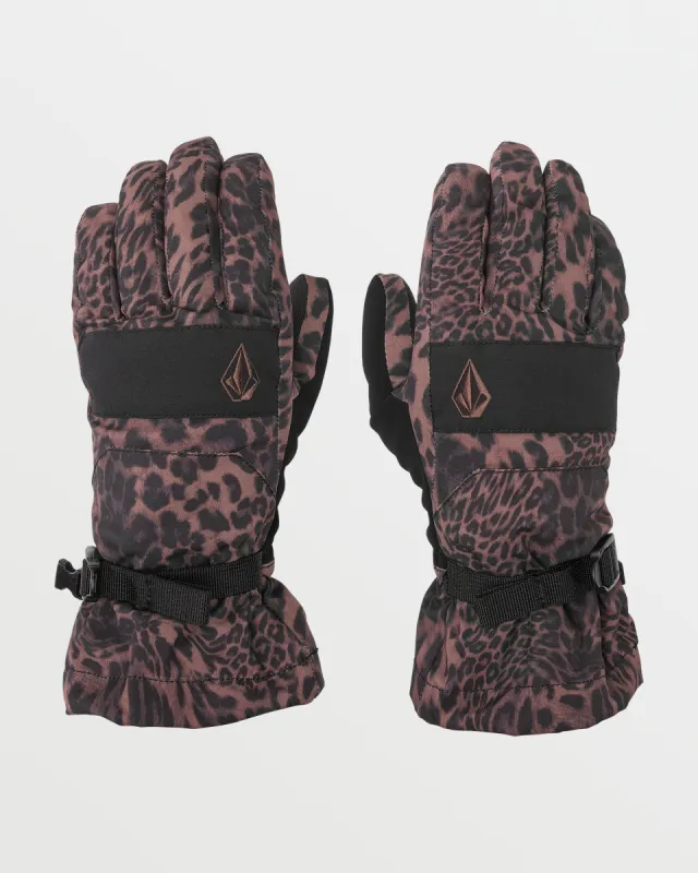 Womens V.Snow Over Glove - Leopard sold by Volcom