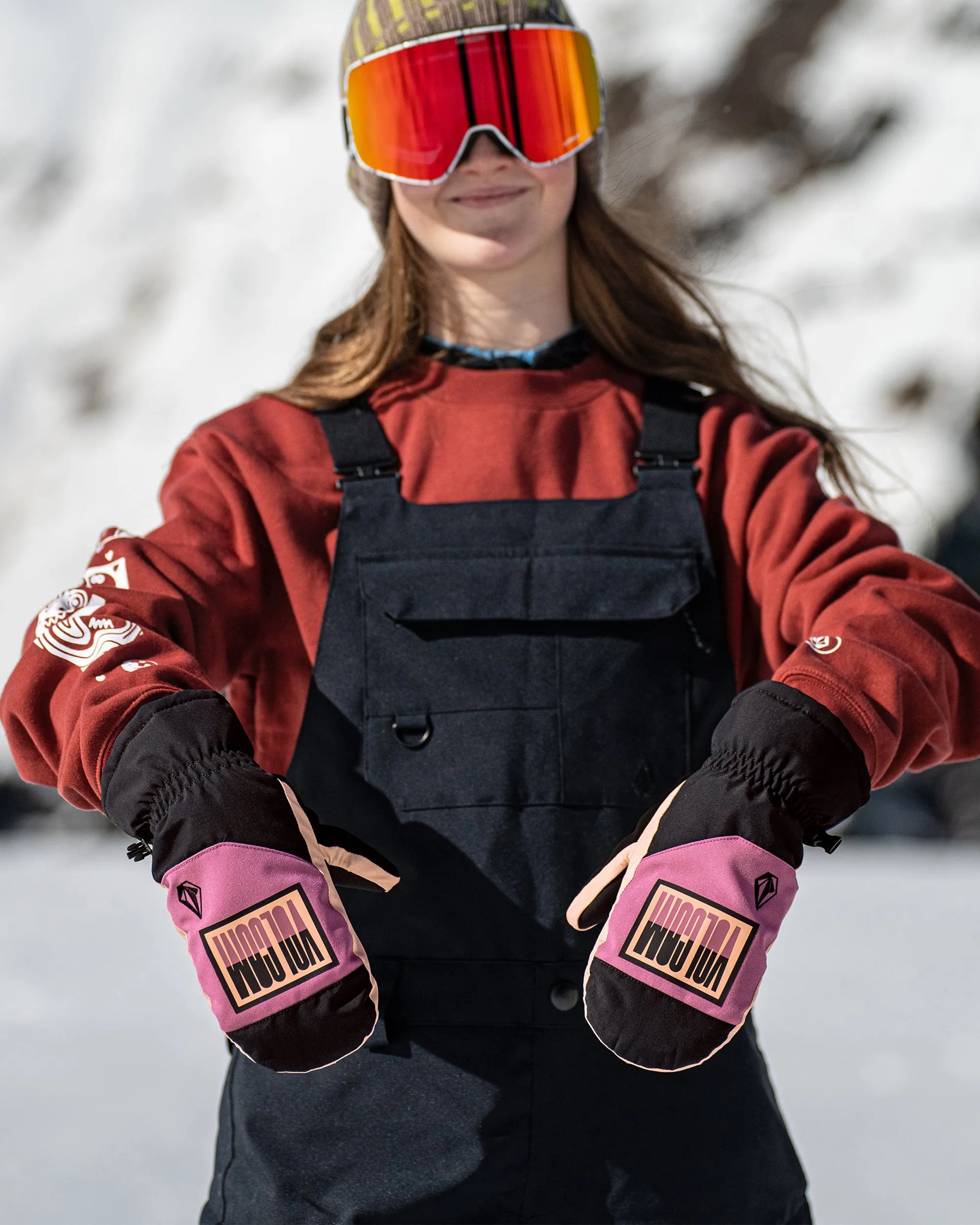 Womens Upland Mitt - Blurred Violet sold by Volcom