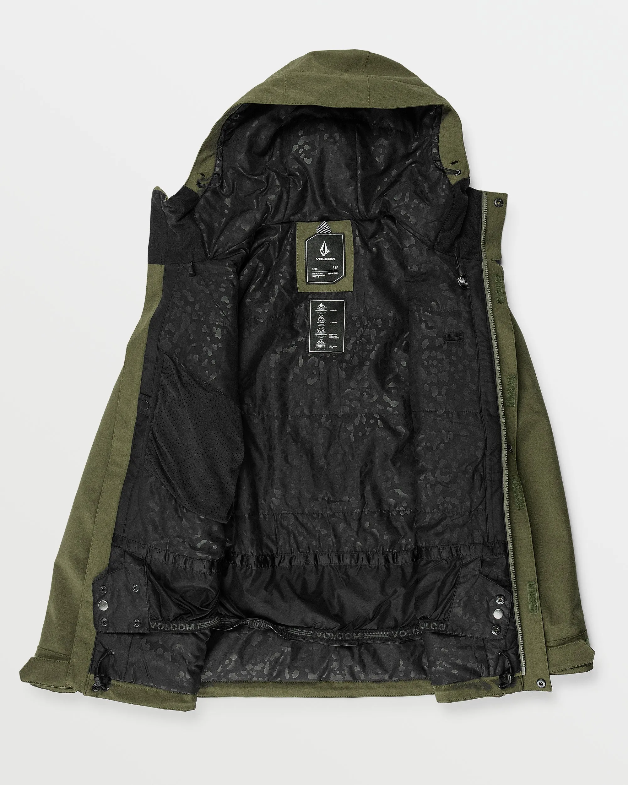 Womens Stoney Shadow Insulated Jacket - Ivy sold by Volcom product image thumbnail 3