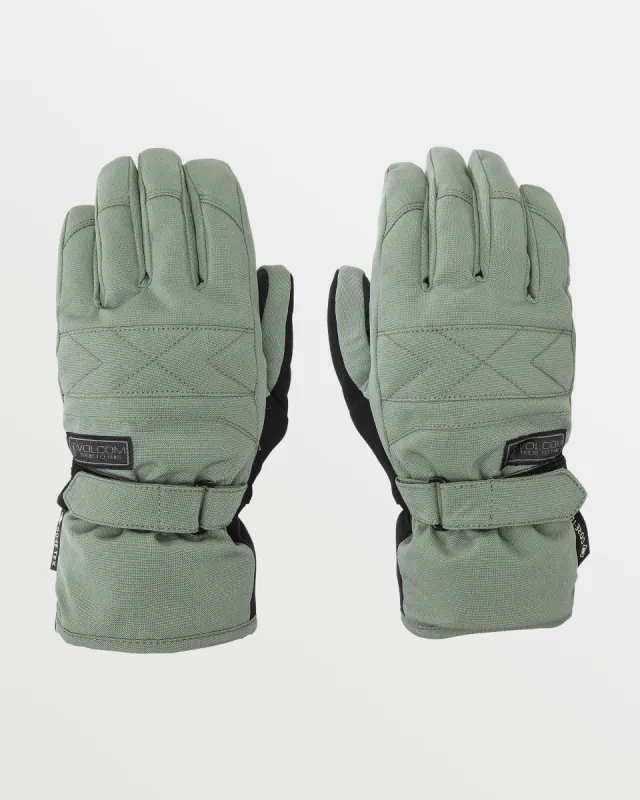 Womens Peep Gore-Tex Glove - Lichen Green sold by Volcom