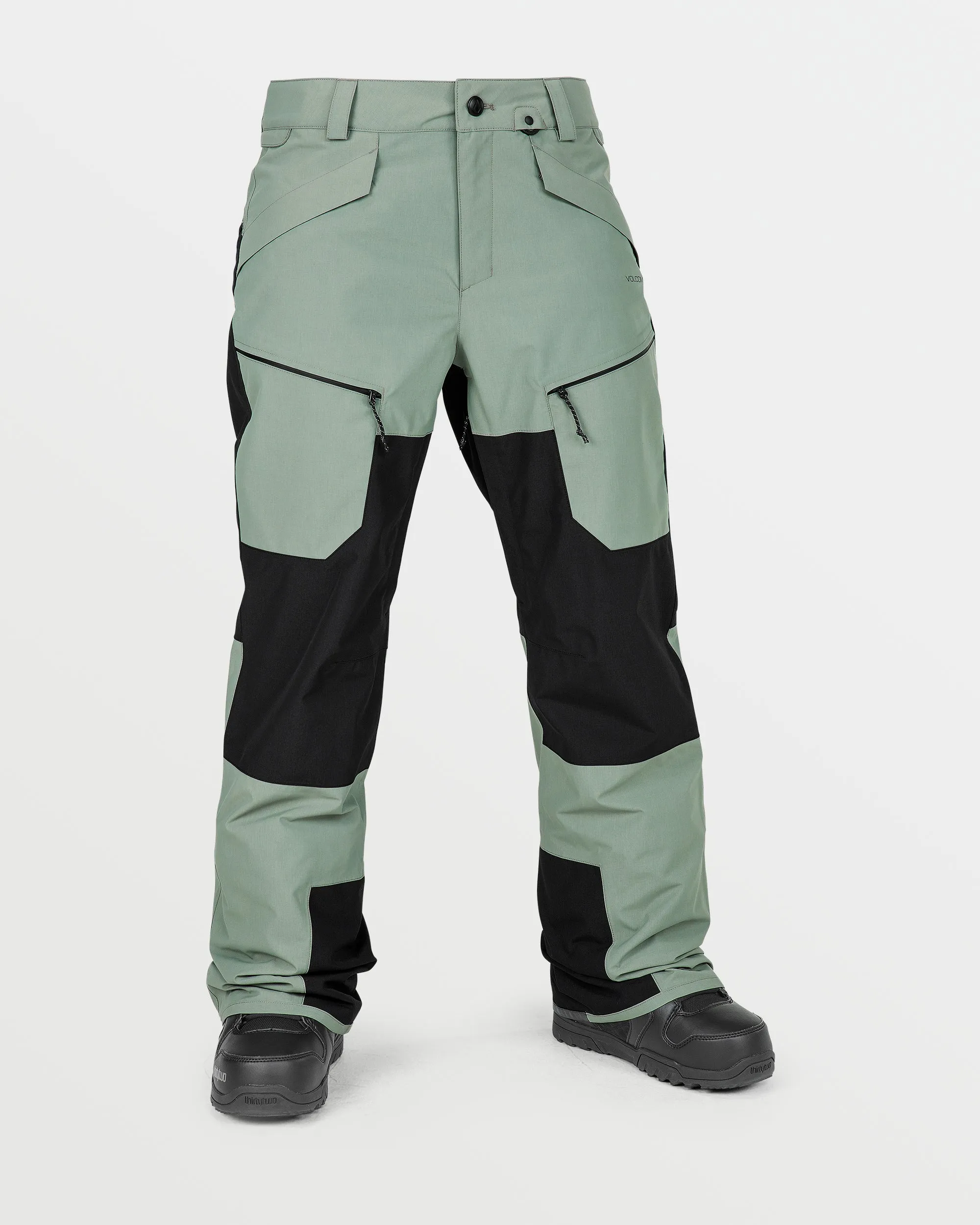 Womens Stone Mica 20K Pants - Lichen Green sold by Volcom