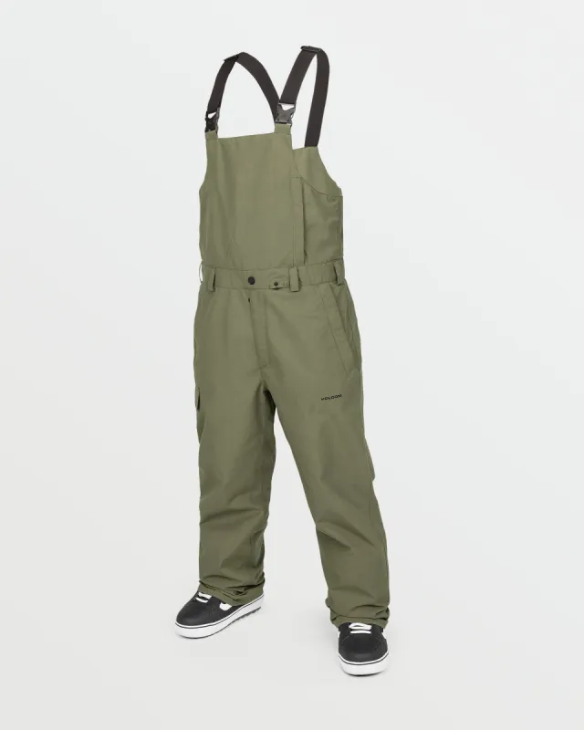 Mens V.Co Sparta Bib Overalls - Ivy sold by Volcom