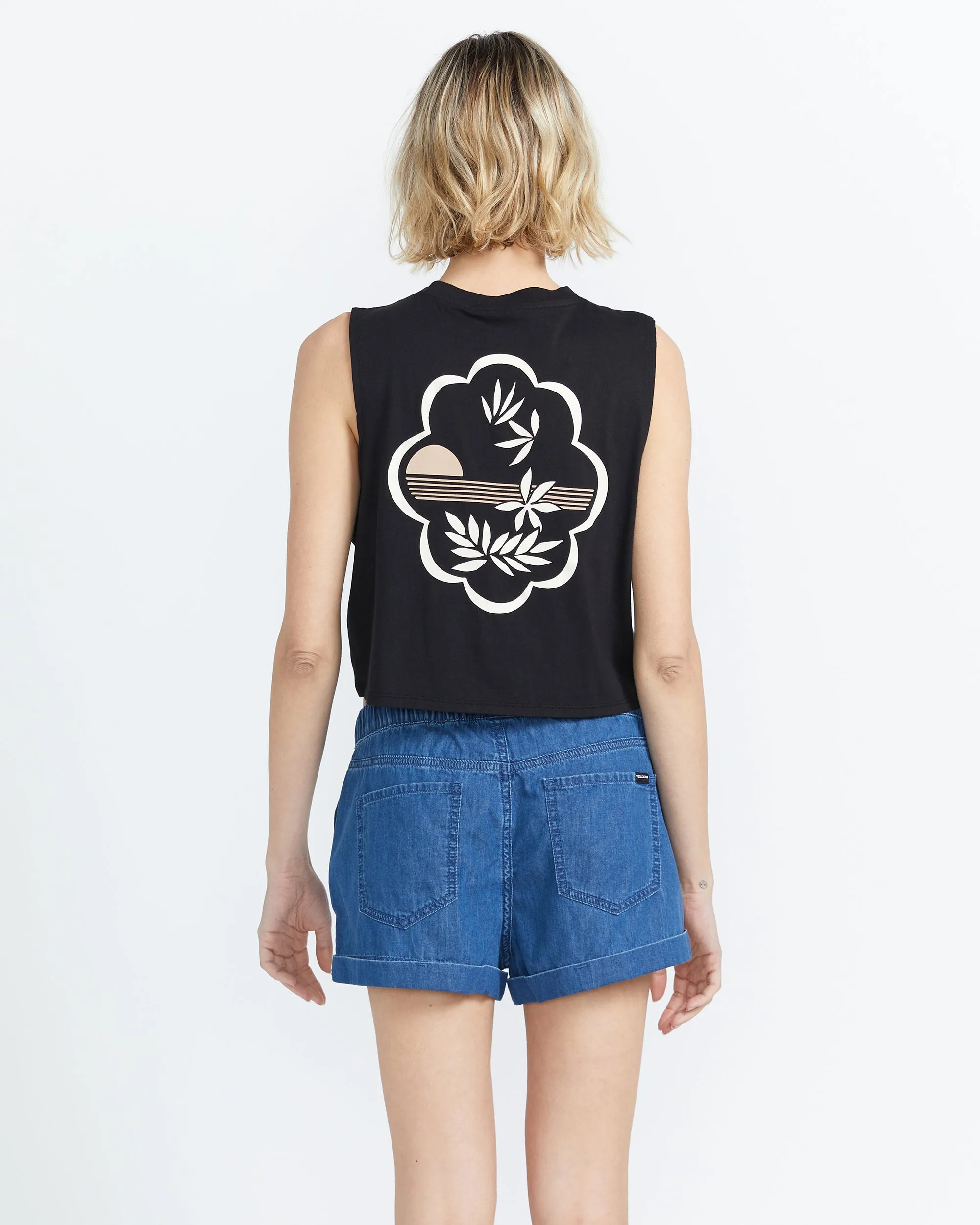Stone Hour Crop Top - Black sold by Volcom product image thumbnail 4