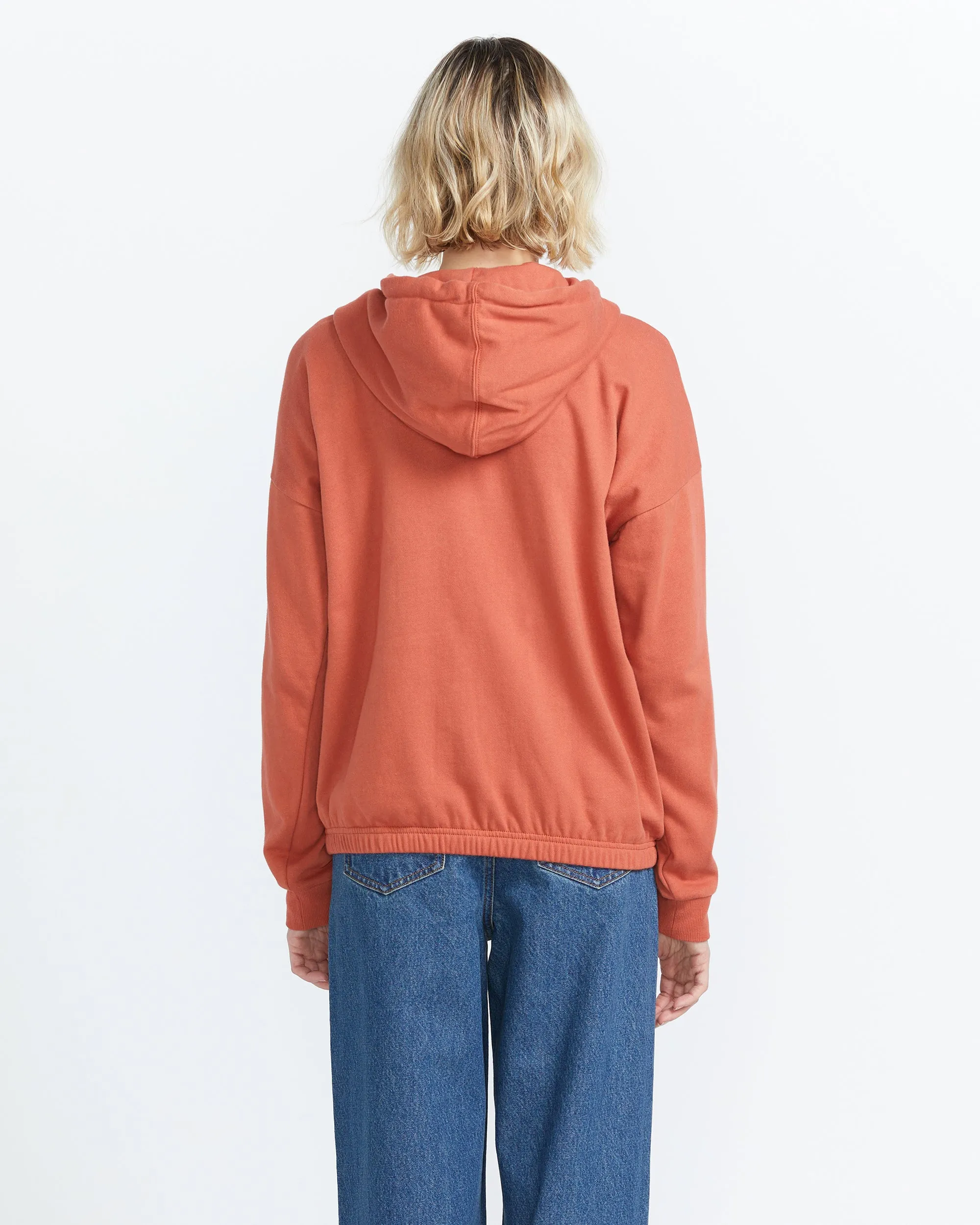 Truly Deal Zip Hoodie - Rust sold by Volcom product image thumbnail 2