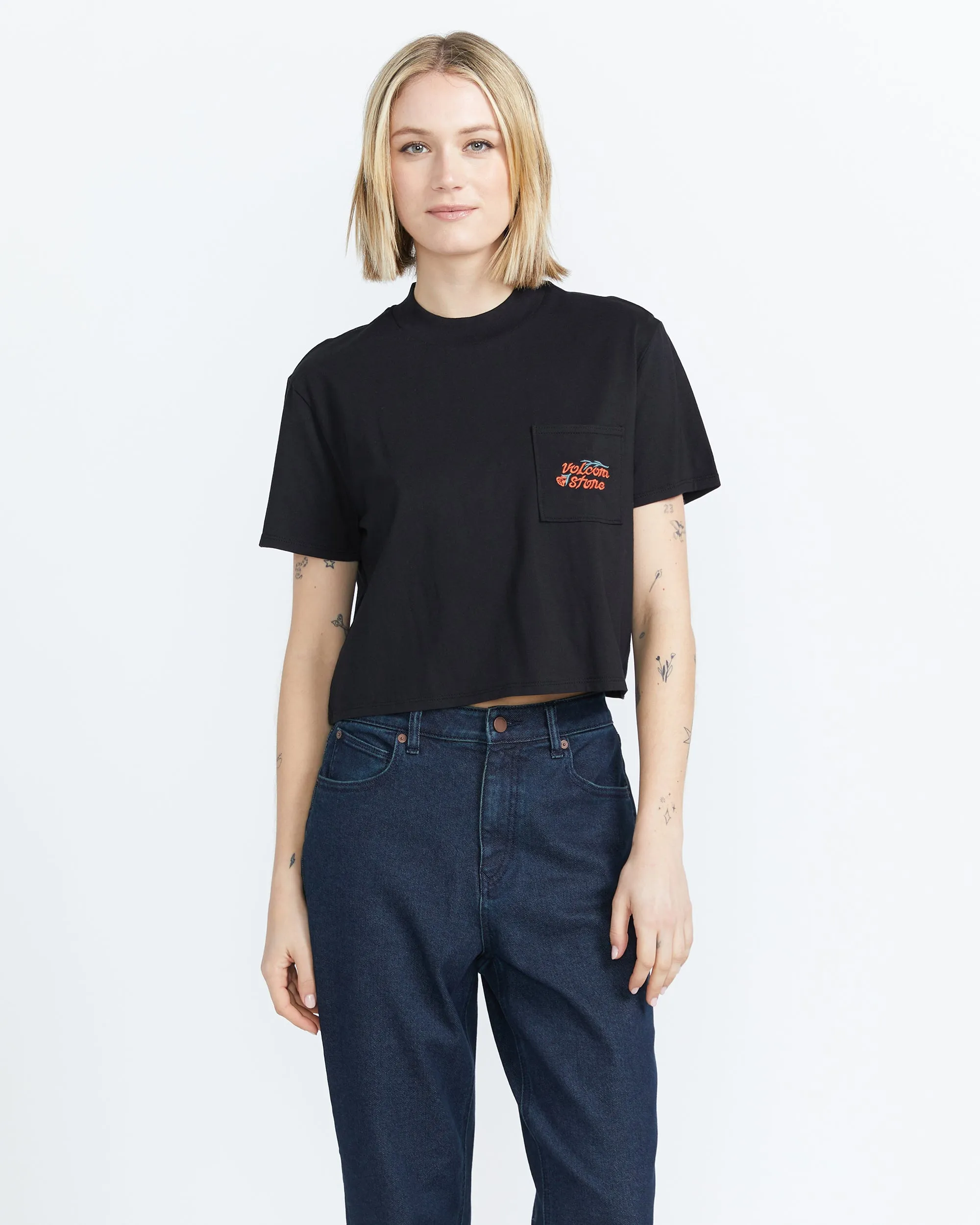 Pocket Dial Tee - Black sold by Volcom product image thumbnail 3