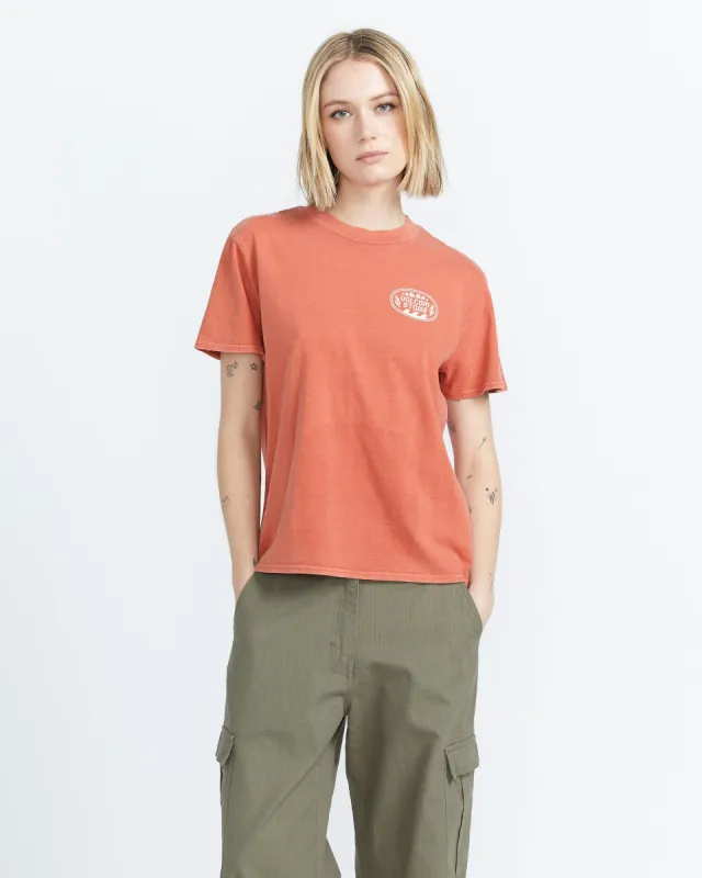 Lock It Up Tee - Rust sold by Volcom