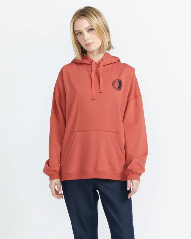 Gold In Hour Hoodie - Rust sold by Volcom