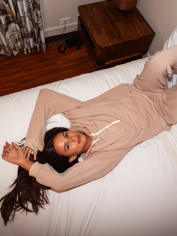 Lived in Lounge Frenchie Hoodie - Sandstorm sold by Volcom