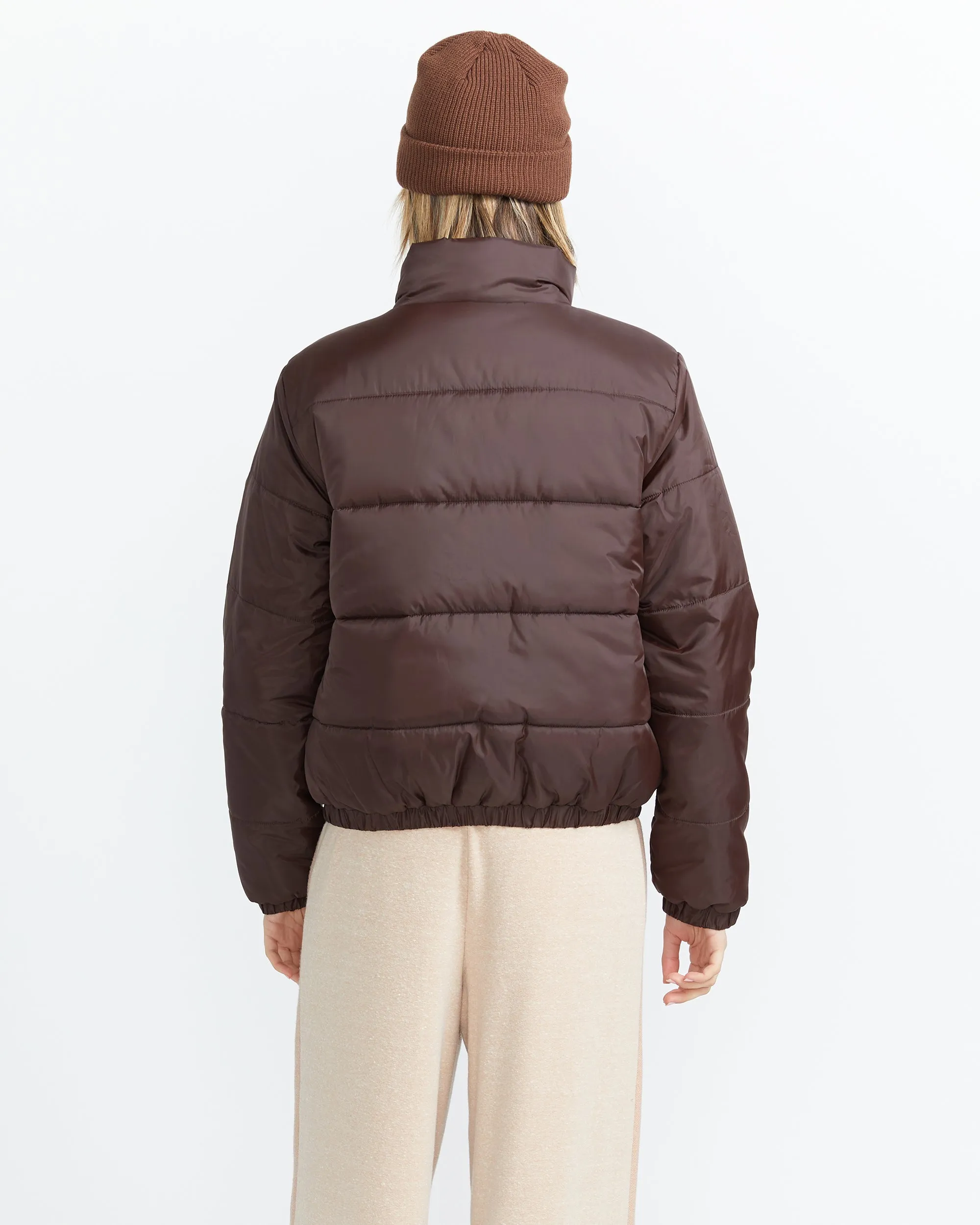 Big Fluff Puff Jacket - Dark Chocolate sold by Volcom product image thumbnail 4