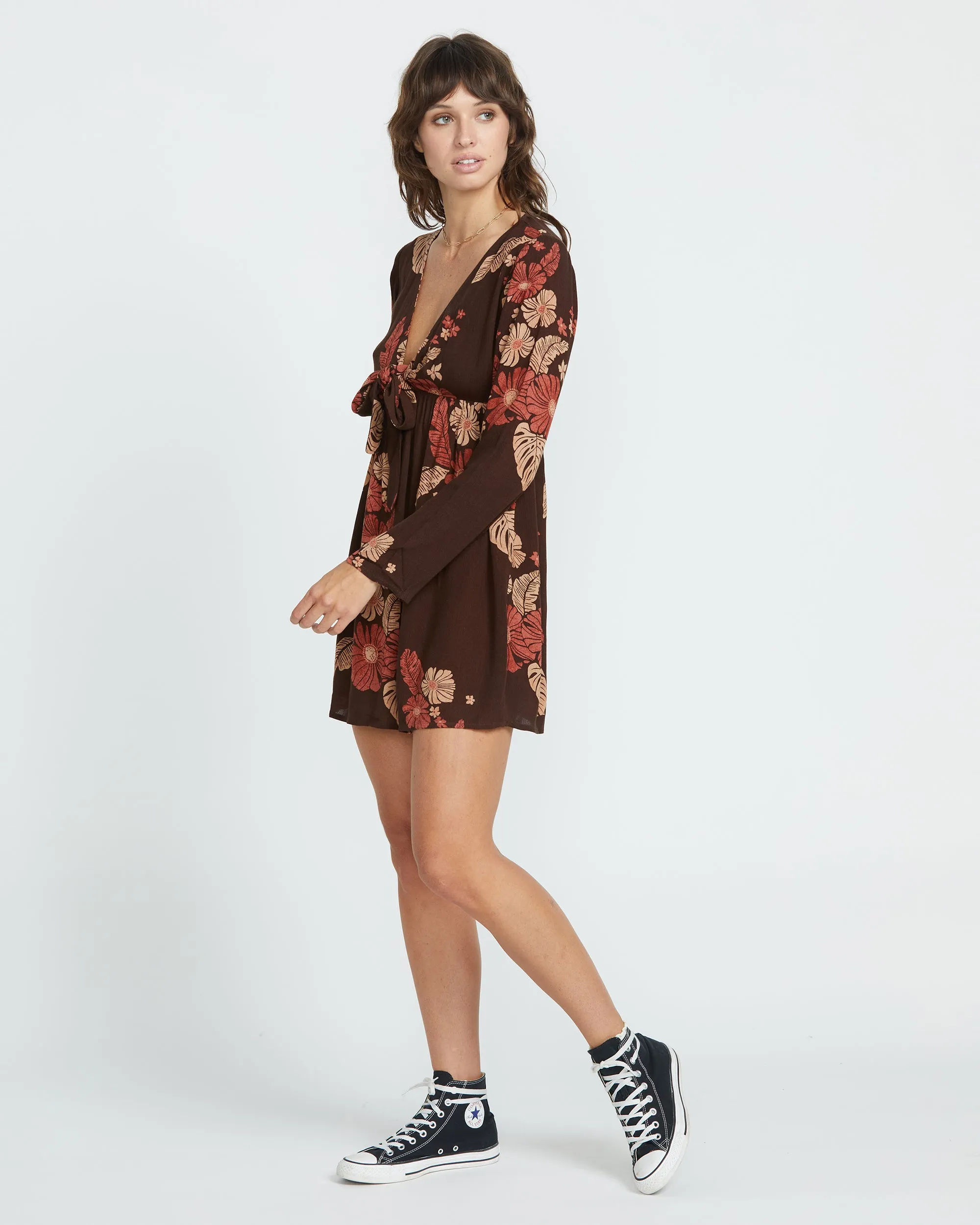 Over The Sea Dress - Dark Chocolate sold by Volcom product image thumbnail 5
