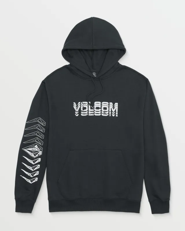 Cement Pullover Hoodie - Washed Black Heather sold by Volcom