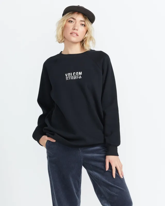 Stone Magic Boyfriend Crew Sweatshirt - Black sold by Volcom