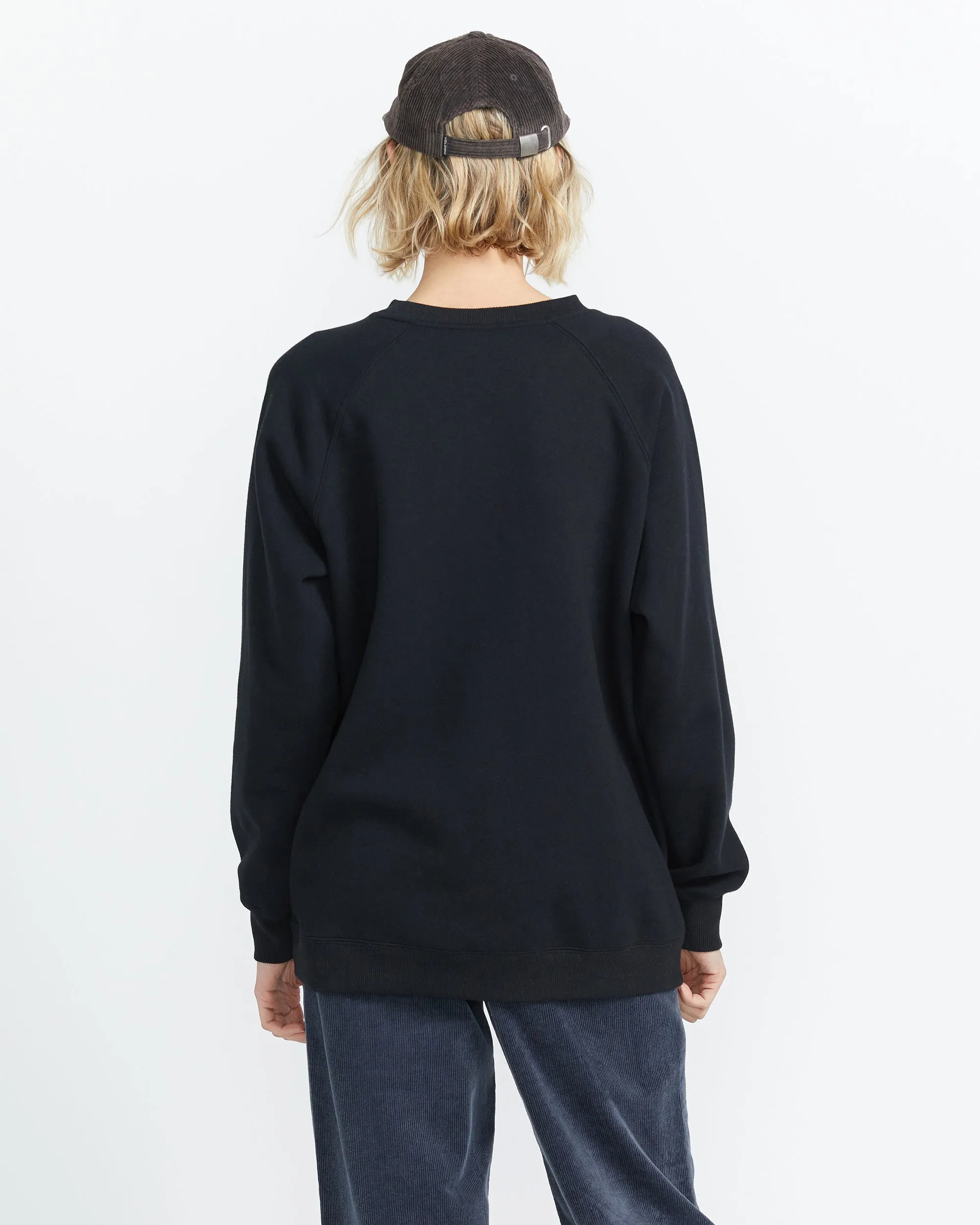 Stone Magic Boyfriend Crew Sweatshirt - Black sold by Volcom product image thumbnail 2