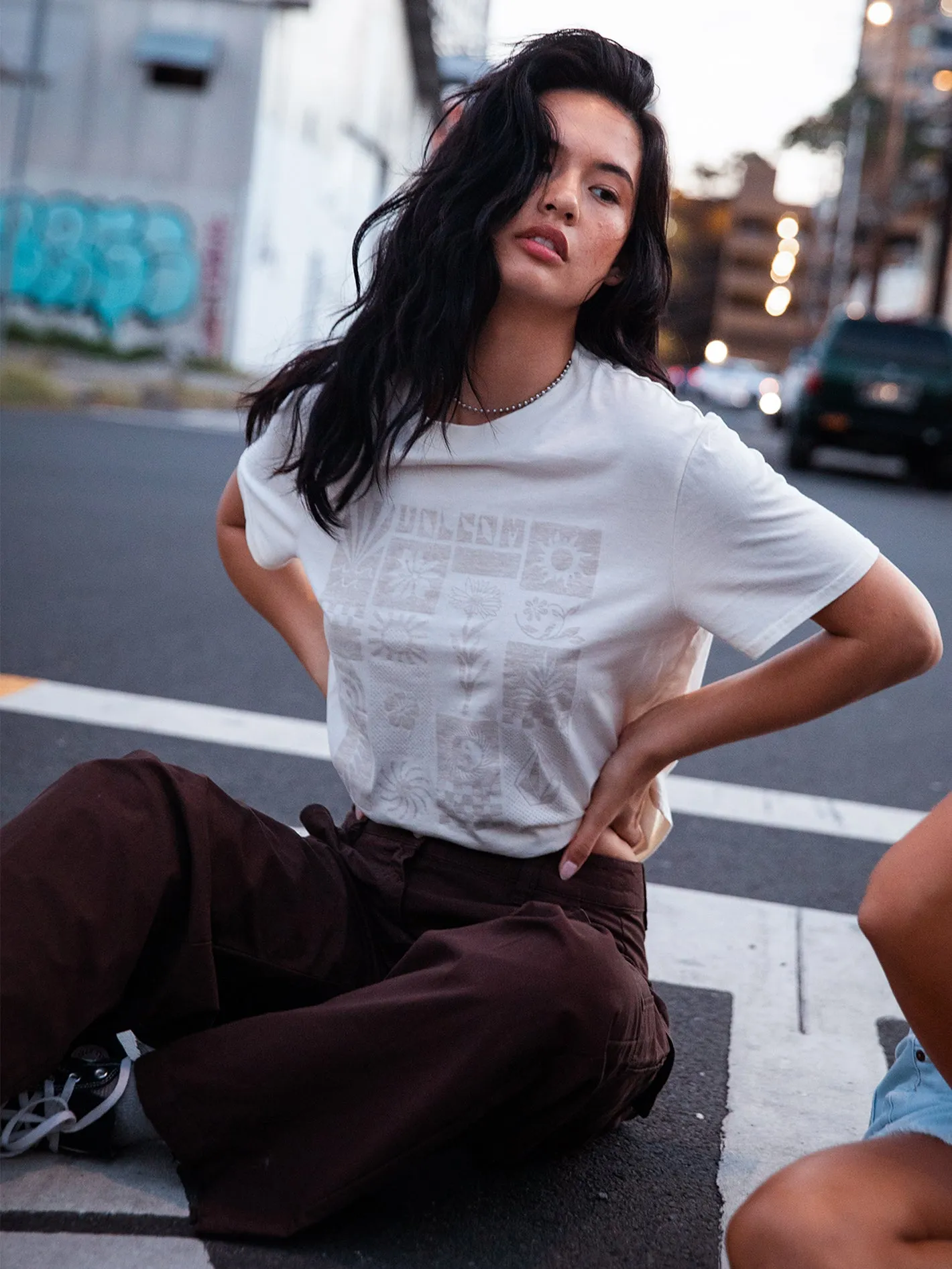 Lock It Up Tee - Bone sold by Volcom product image thumbnail 2