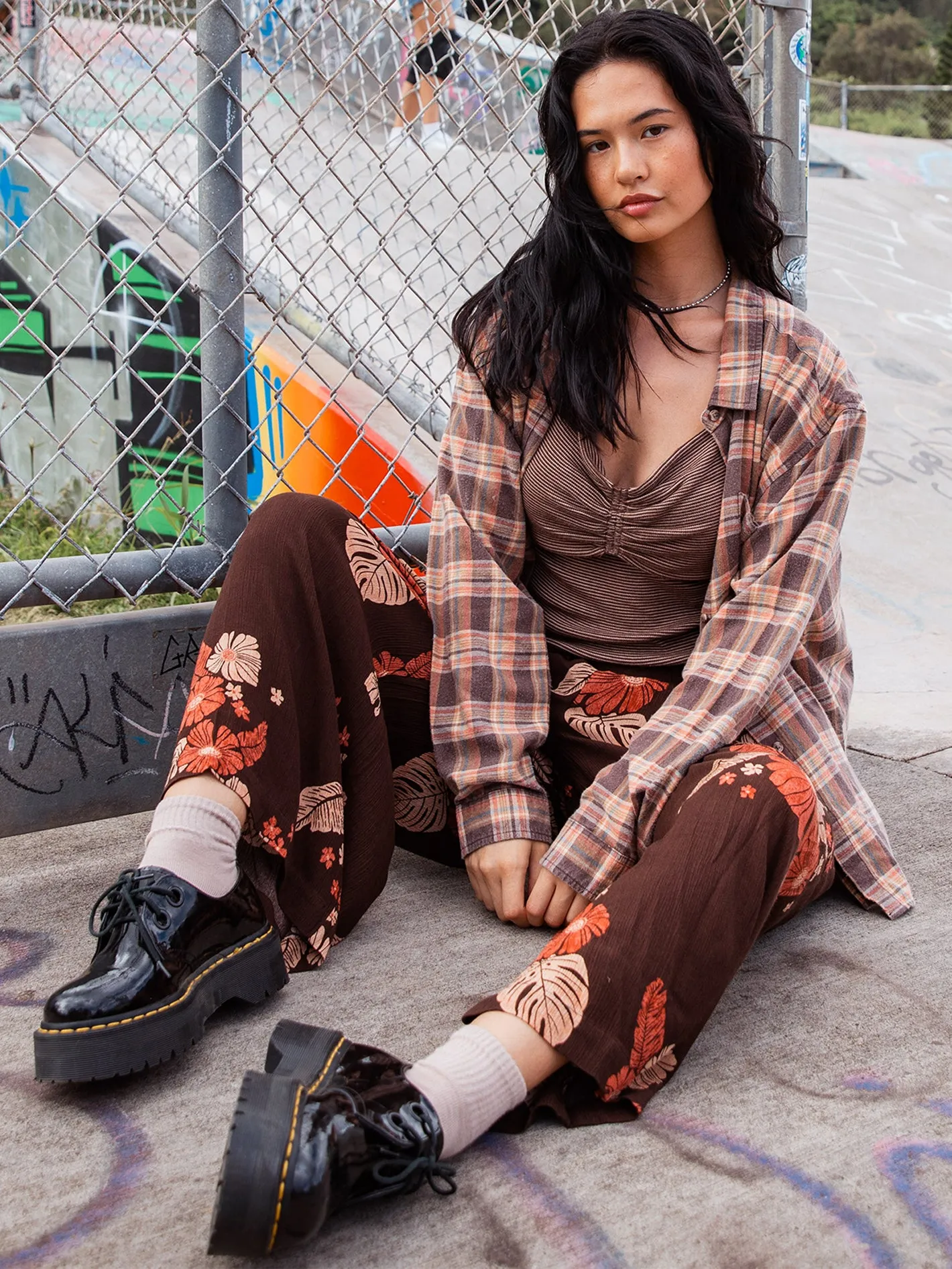 Waverly Woman Pants - Dark Chocolate sold by Volcom product image thumbnail 2