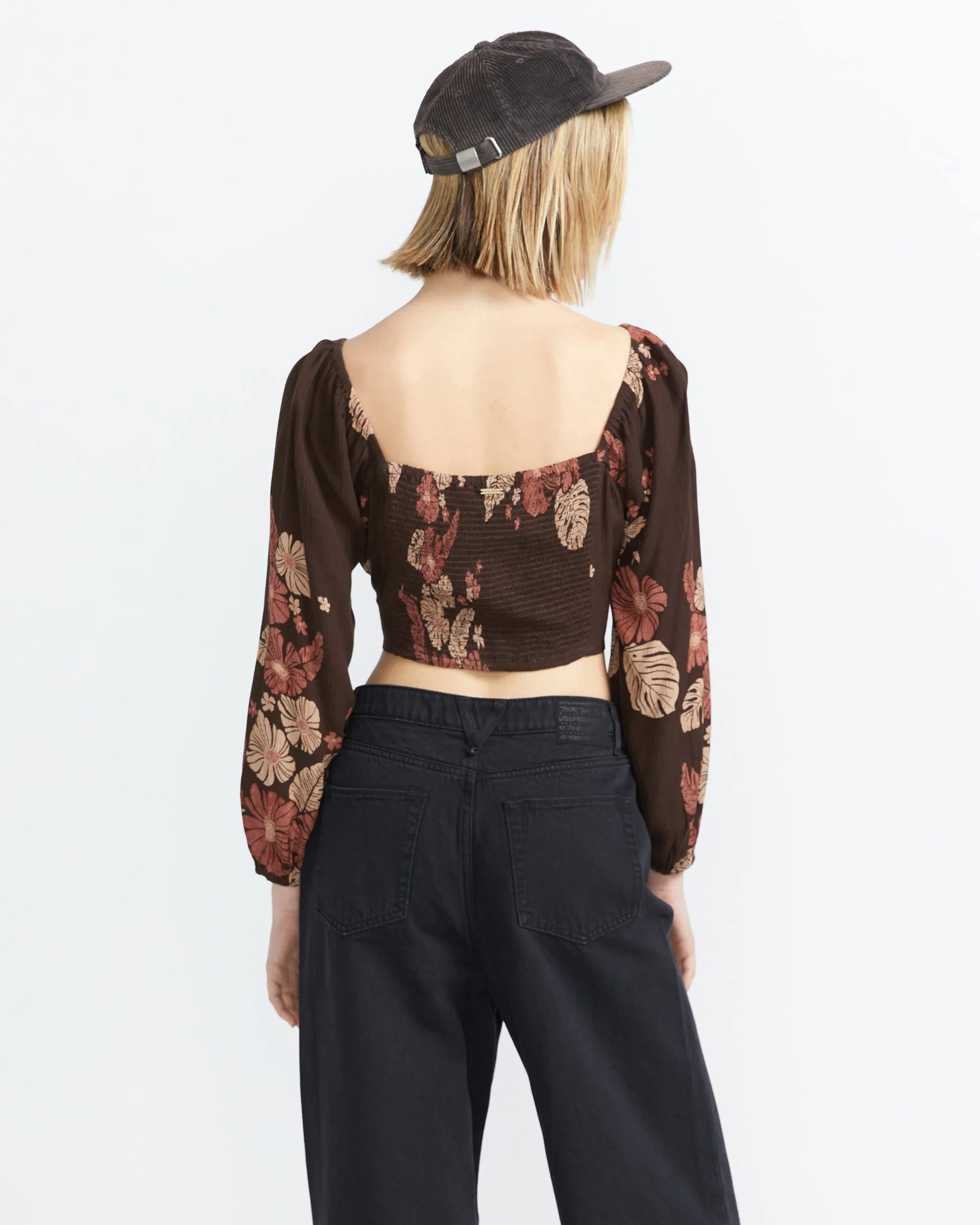 Over The Sea Top - Dark Chocolate sold by Volcom product image thumbnail 5