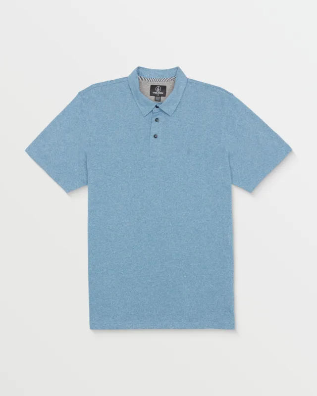 Wowzer Polo Short Sleeve Shirt - Blue Rinse sold by Volcom
