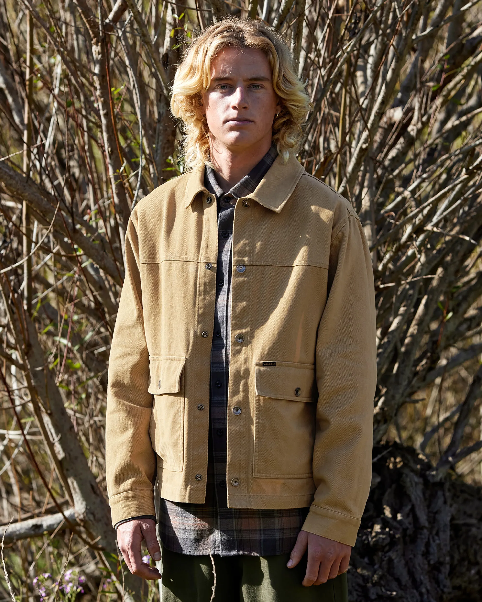 Barton Jacket - Dark Khaki sold by Volcom product image thumbnail 2