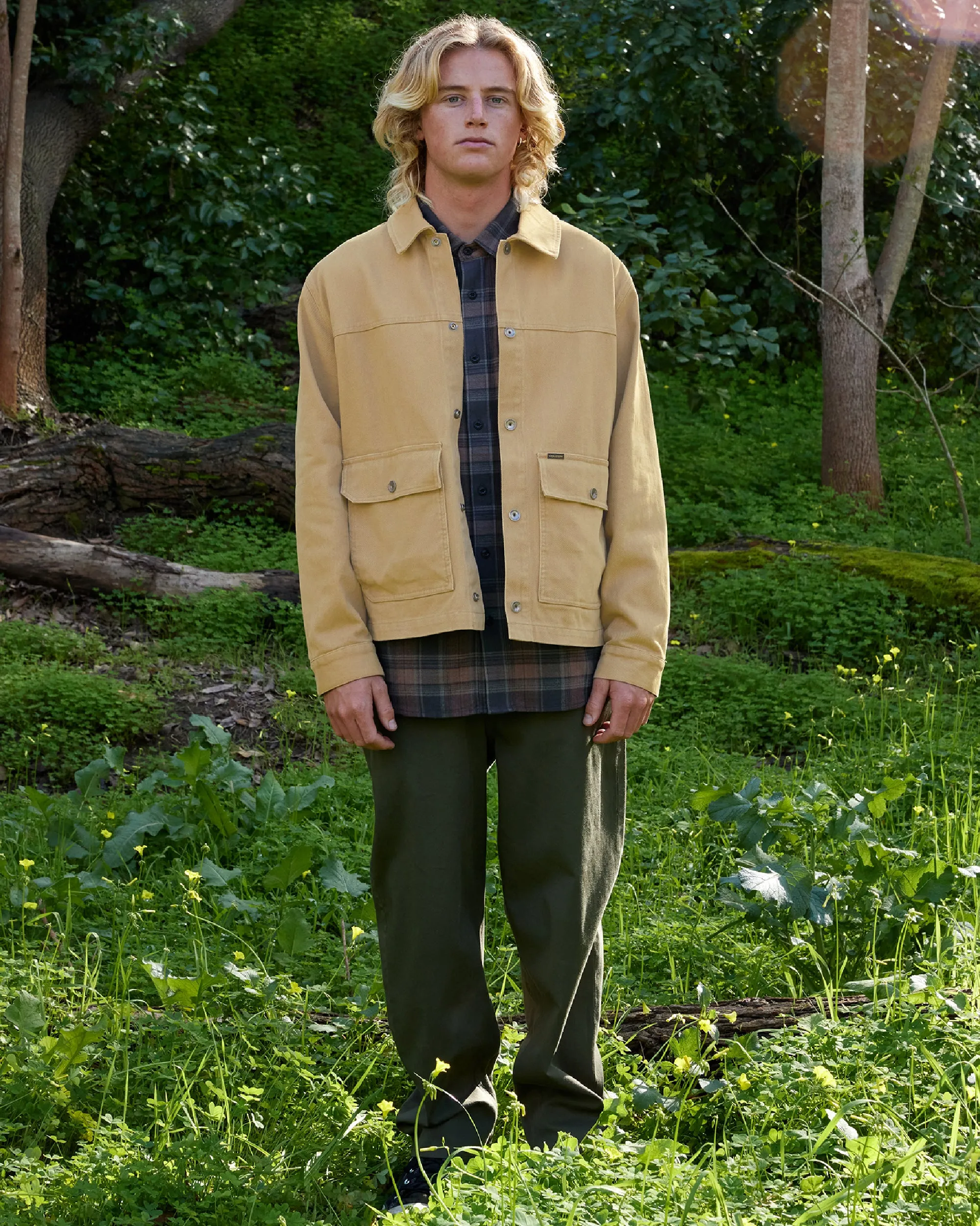Barton Jacket - Dark Khaki sold by Volcom