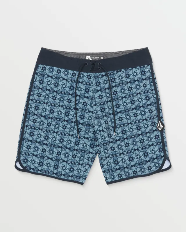 Fractal Scallop Mod-Tech Trunks - Blueberry made by Volcom
