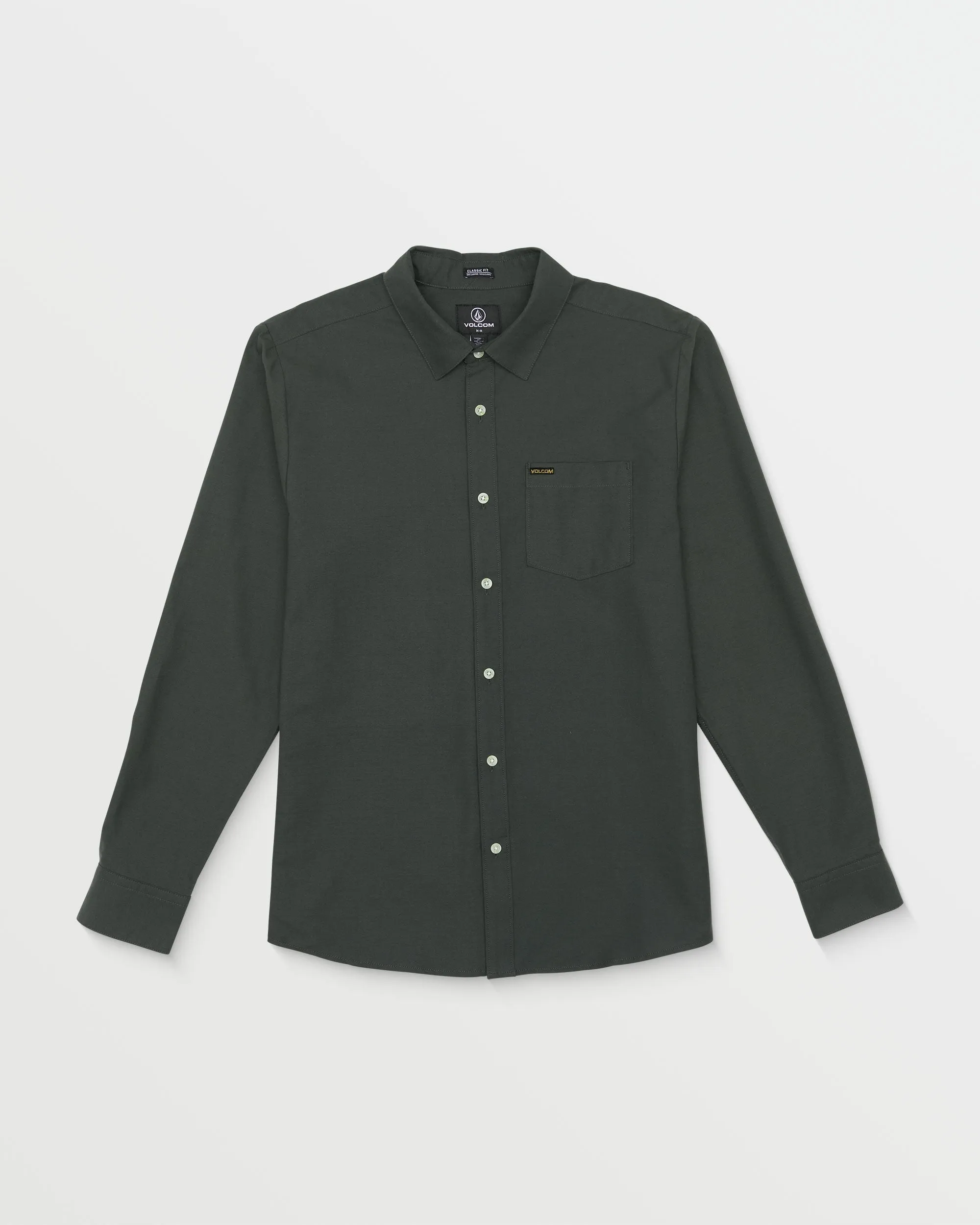 Veeco Oxford Long Sleeve Shirt - Stealth sold by Volcom