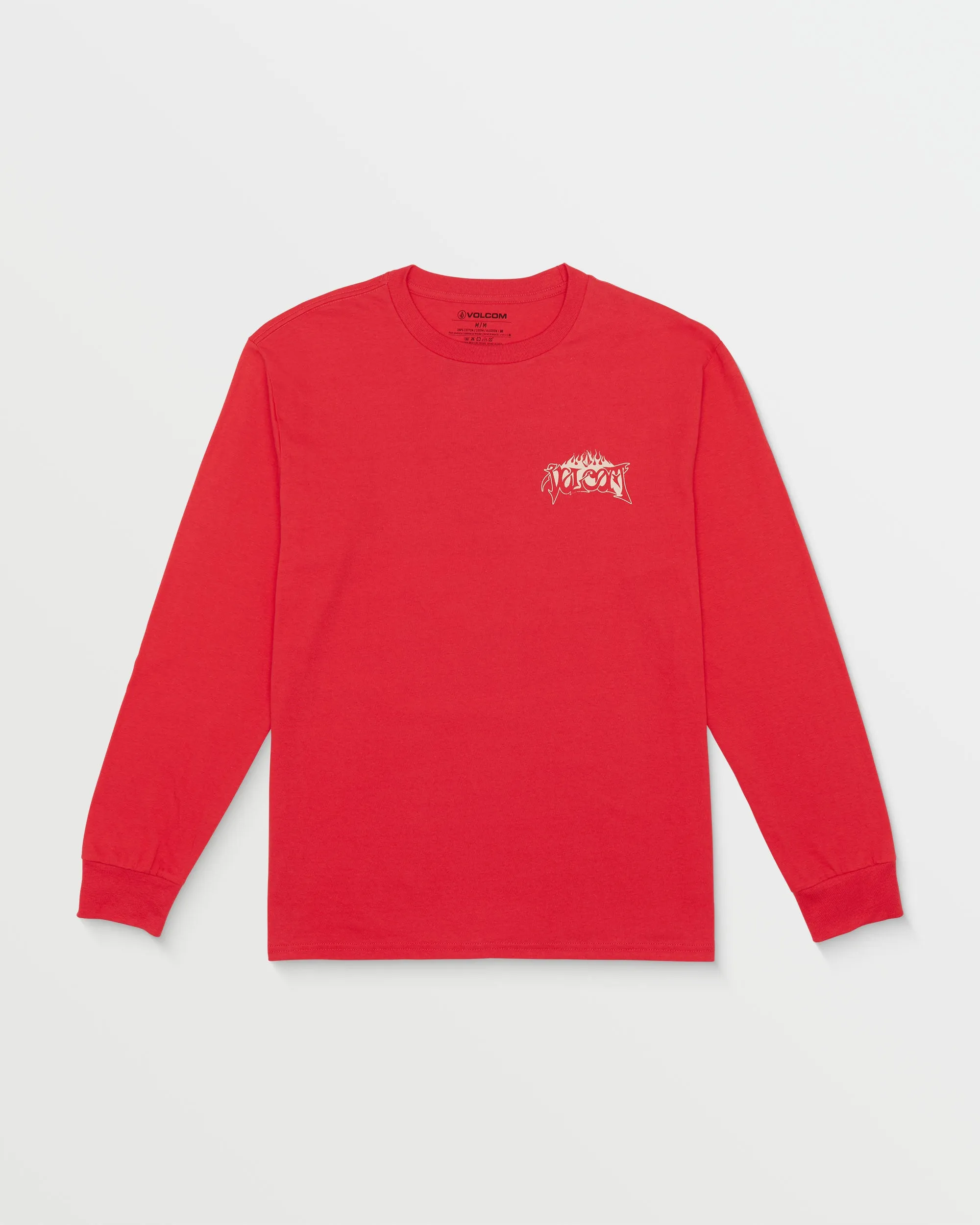 Sizzle Peak Long Sleeve Tee - Ribbon Red sold by Volcom