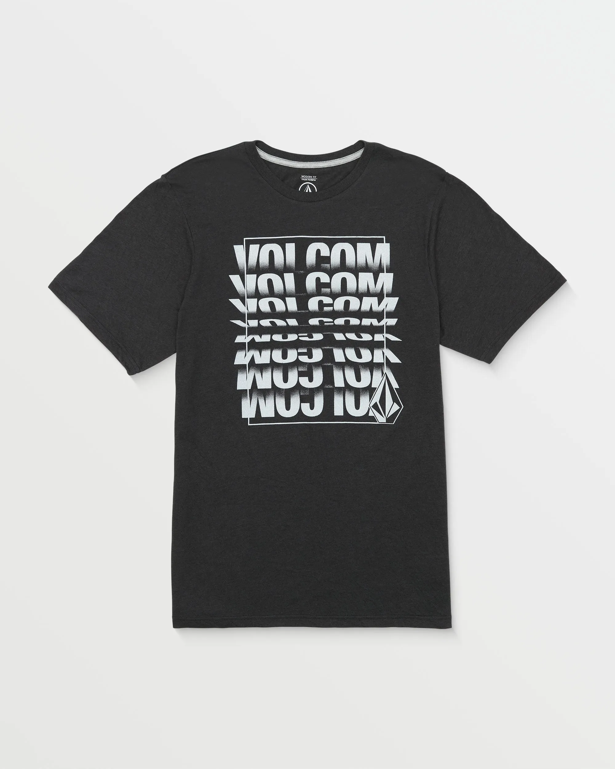 Flip Thru Short Sleeve Tee - Washed Black Heather sold by Volcom