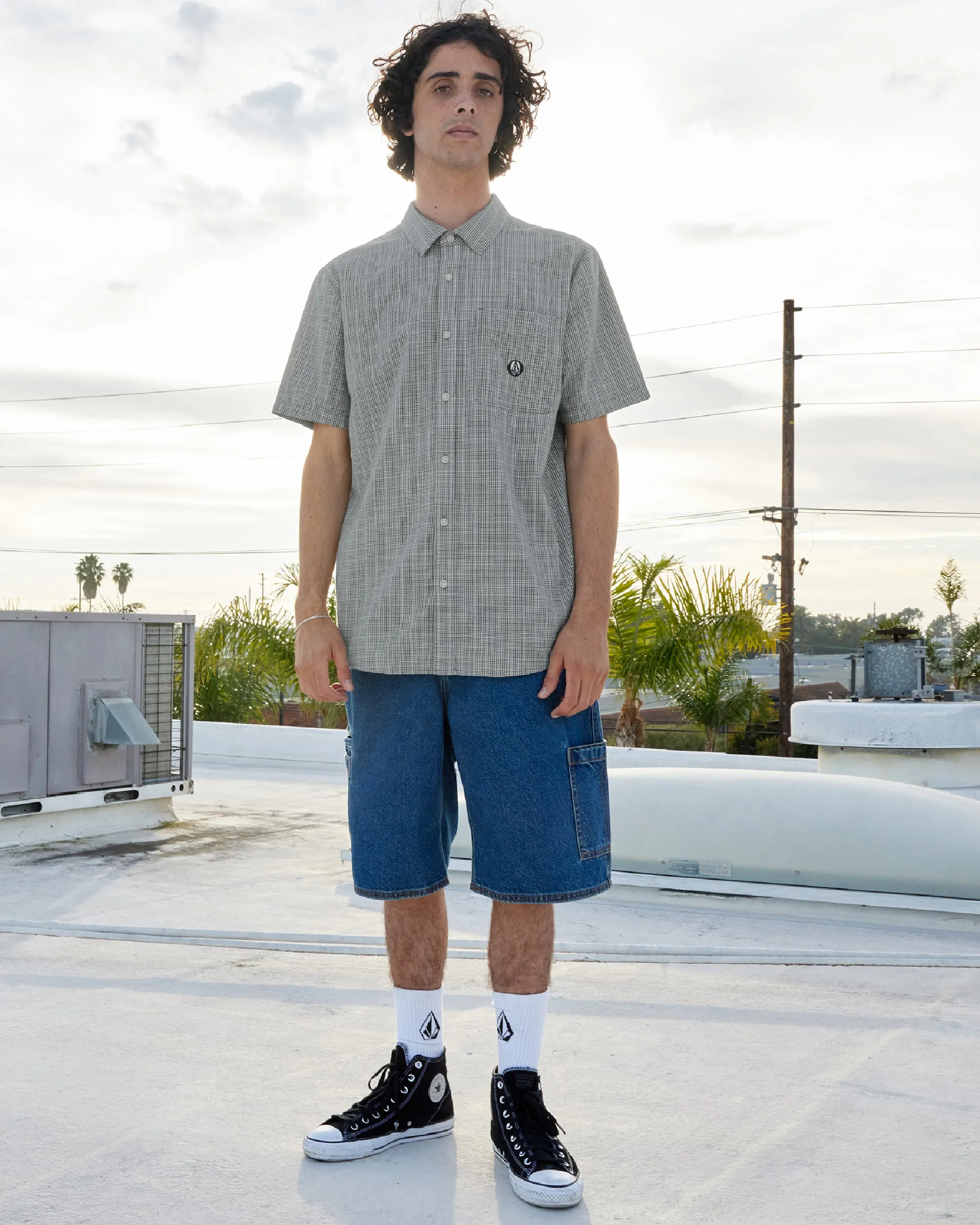 Lonsdale Short Sleeve Shirt - Egg White sold by Volcom product image thumbnail 2