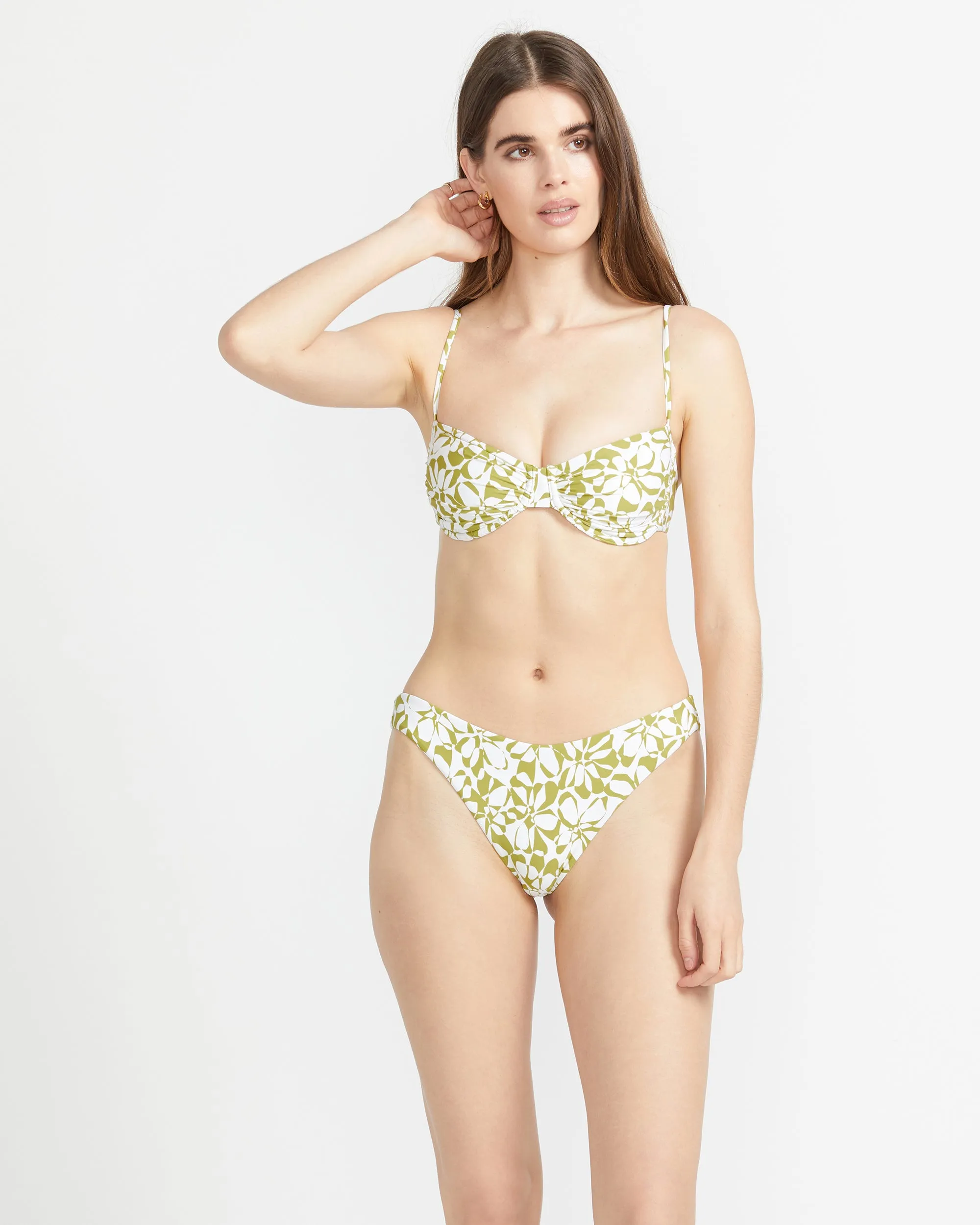 Carefree Uwire Bikini Top - Shadow Lime sold by Volcom product image thumbnail 3