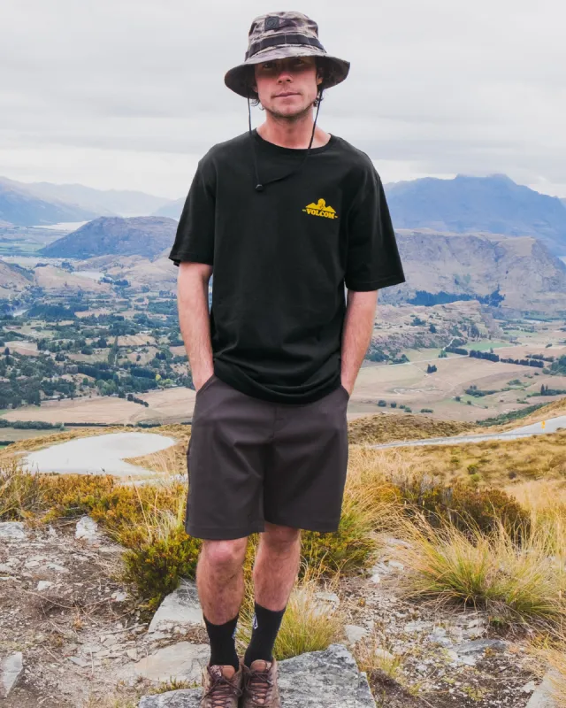 A Frame Tech Short Sleeve Tee - Black made by Volcom
