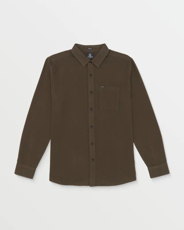Caden Long Sleeve Flannel Shirt - Wren sold by Volcom