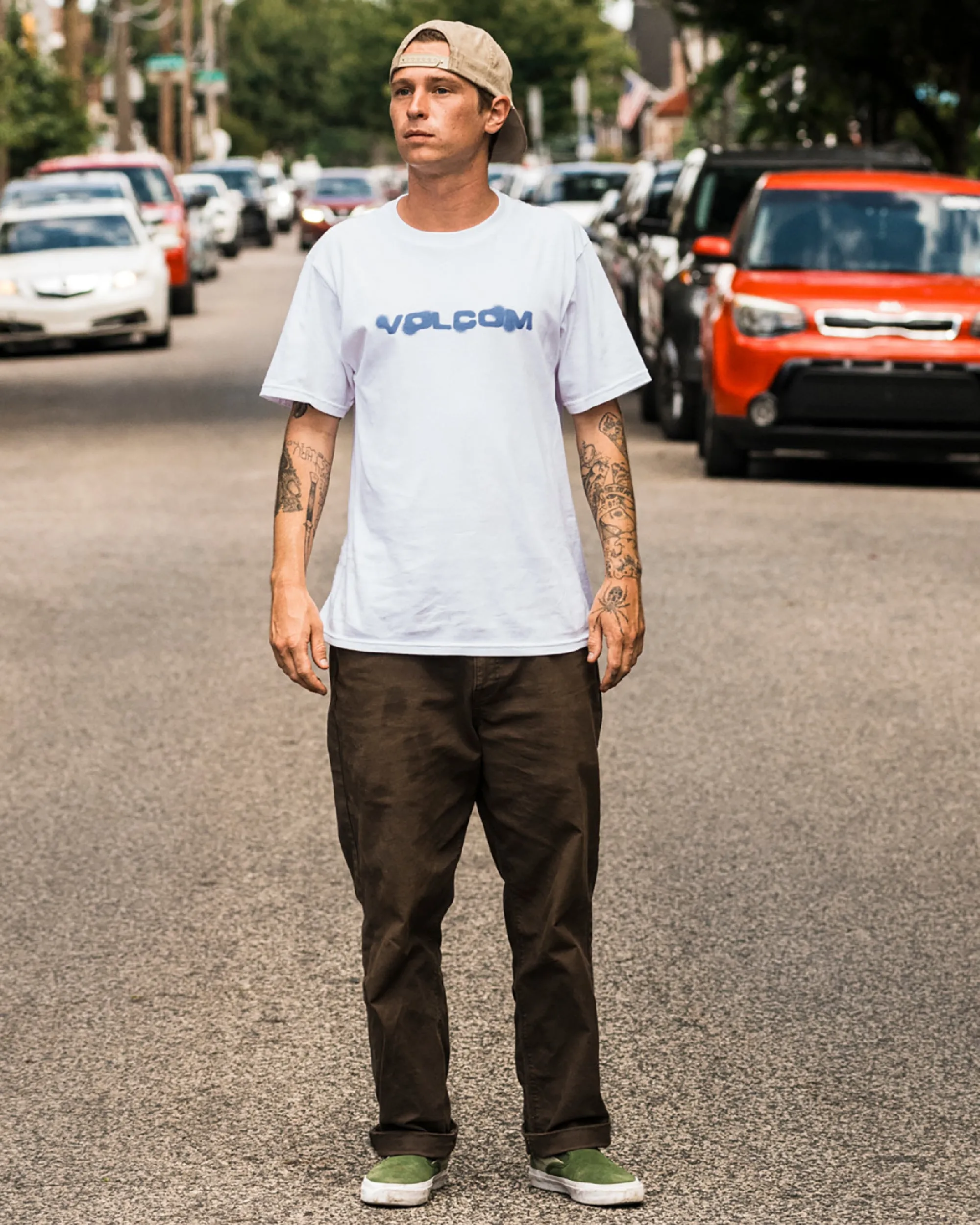 Newro Short Sleeve Tee - White sold by Volcom