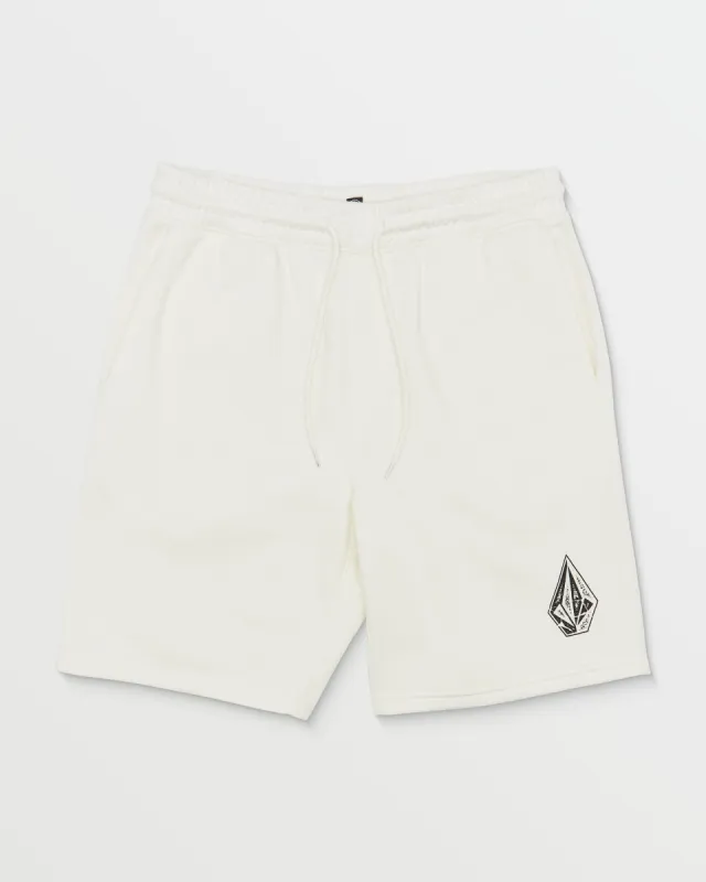 Cement Fleece Shorts - Off White Heather sold by Volcom