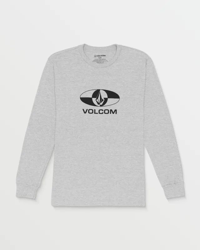 Masonite Long Sleeve Tee - Heather Grey sold by Volcom