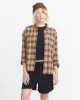 Plaid To Meet U 2 Long Sleeve Top - Vintage Brown sold by Volcom