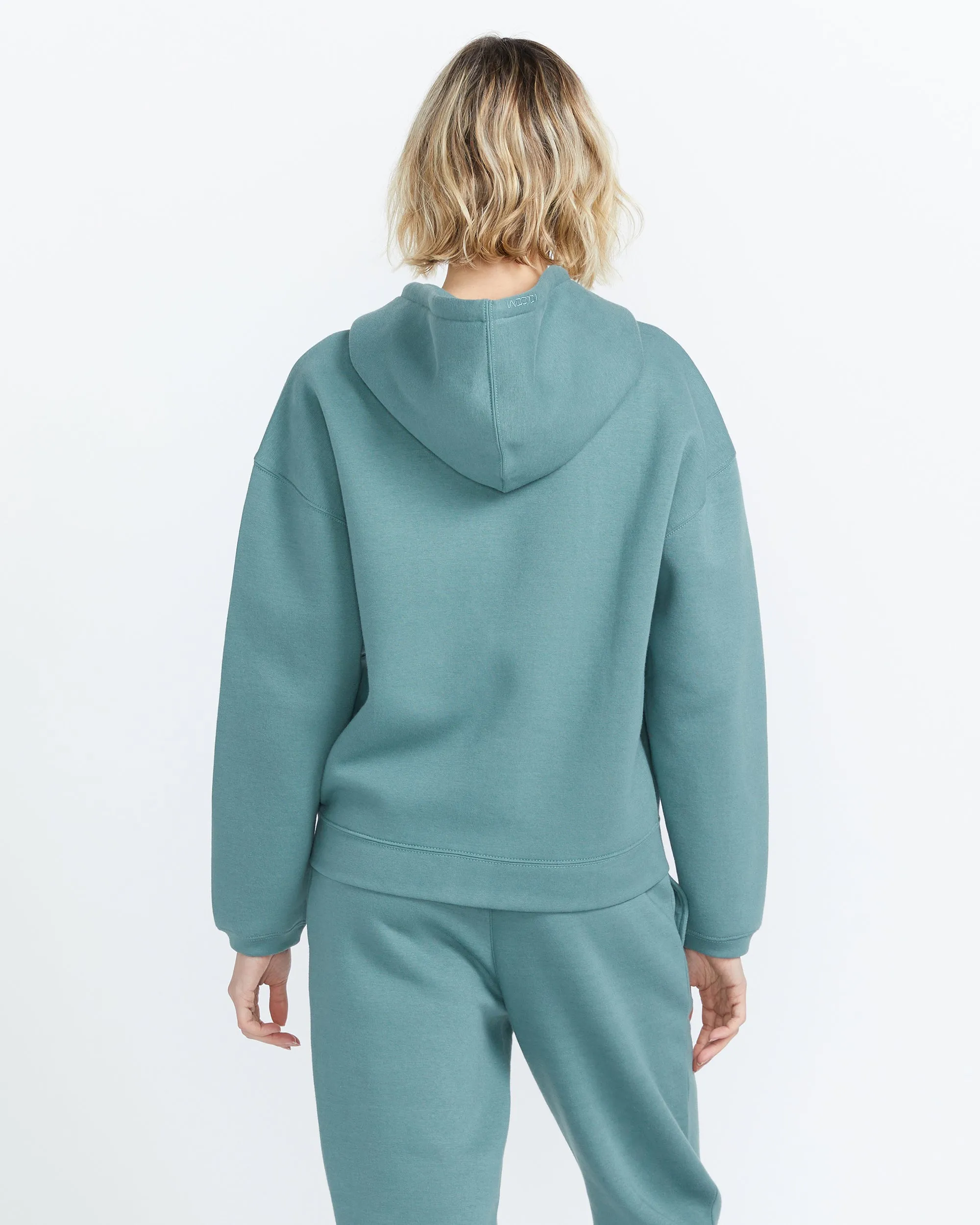 Stone Heart Up Zip Hoodie Fleece - Sea Swell Green sold by Volcom product image thumbnail 2