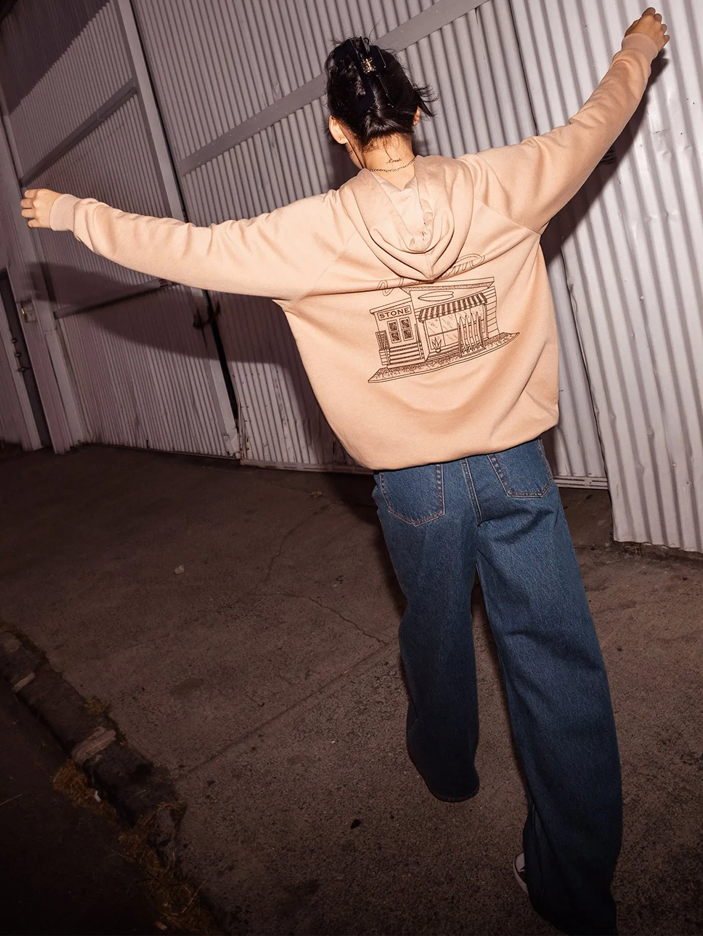 Truly Stoked Boyfriend Pullover Hoodie - Sandstorm sold by Volcom product image thumbnail 2