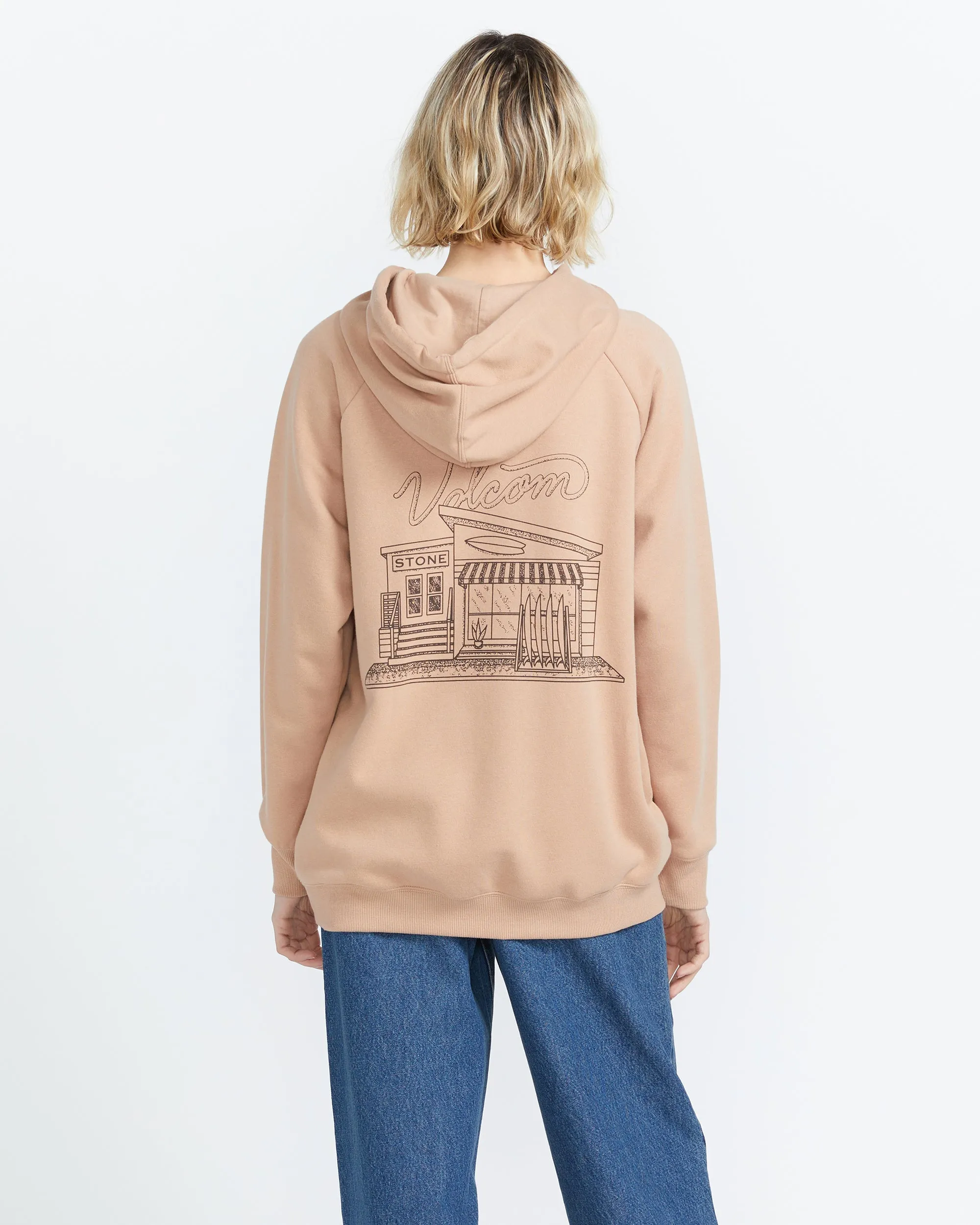 Truly Stoked Boyfriend Pullover Hoodie - Sandstorm sold by Volcom product image thumbnail 4