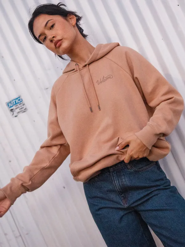 Truly Stoked Boyfriend Pullover Hoodie - Sandstorm sold by Volcom