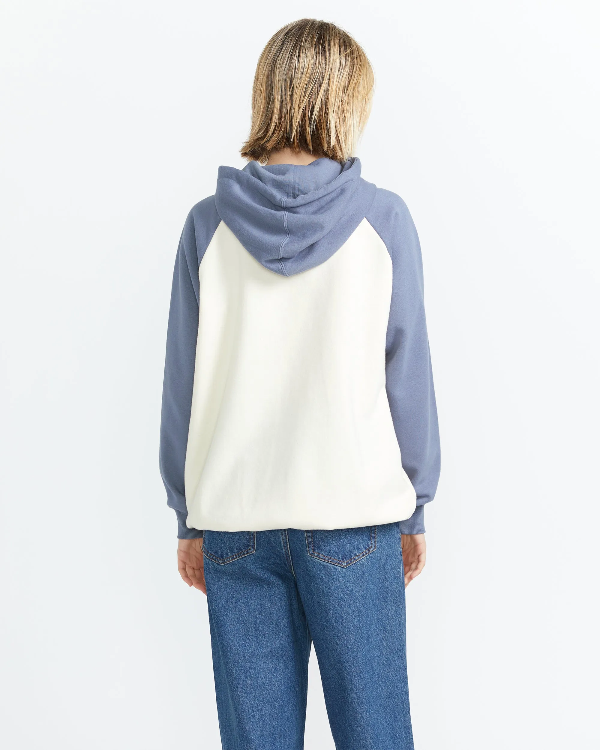 Truly Stoked Boyfriend Pullover Hoodie - Bone sold by Volcom product image thumbnail 4