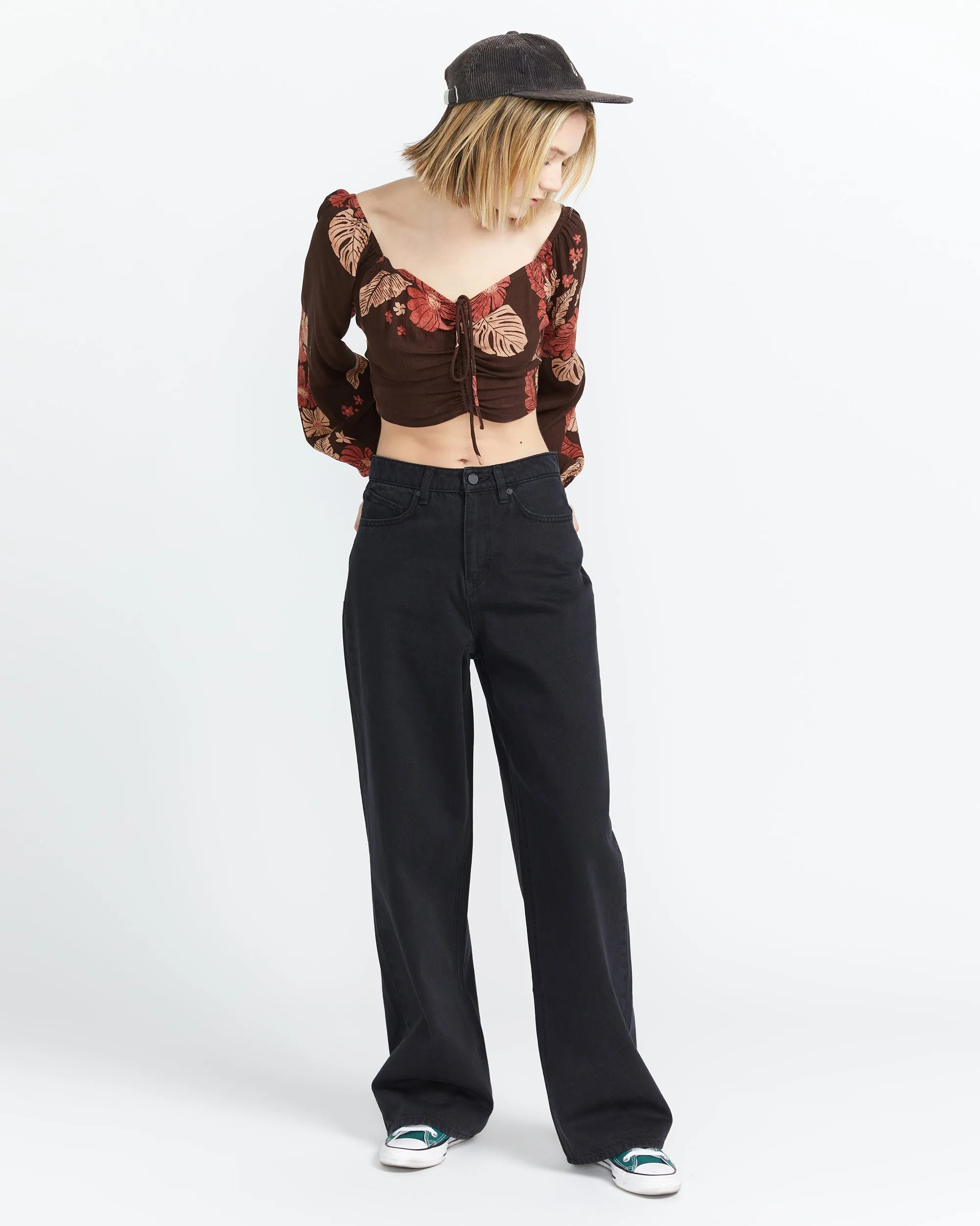 Stoned Boyfriend High Rise - Black sold by Volcom product image thumbnail 2