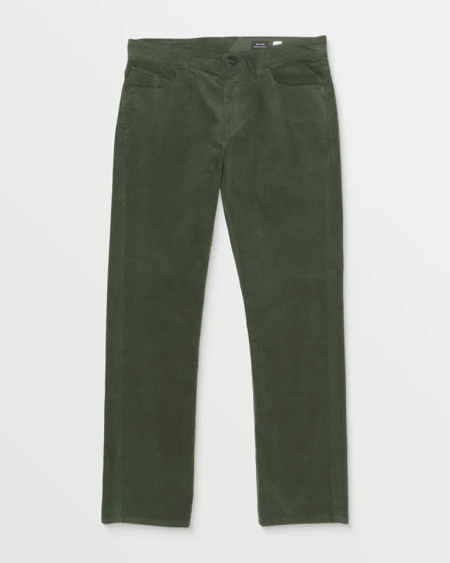 Solver 5 Pocket Corduroy Pants - Squadron Green sold by Volcom